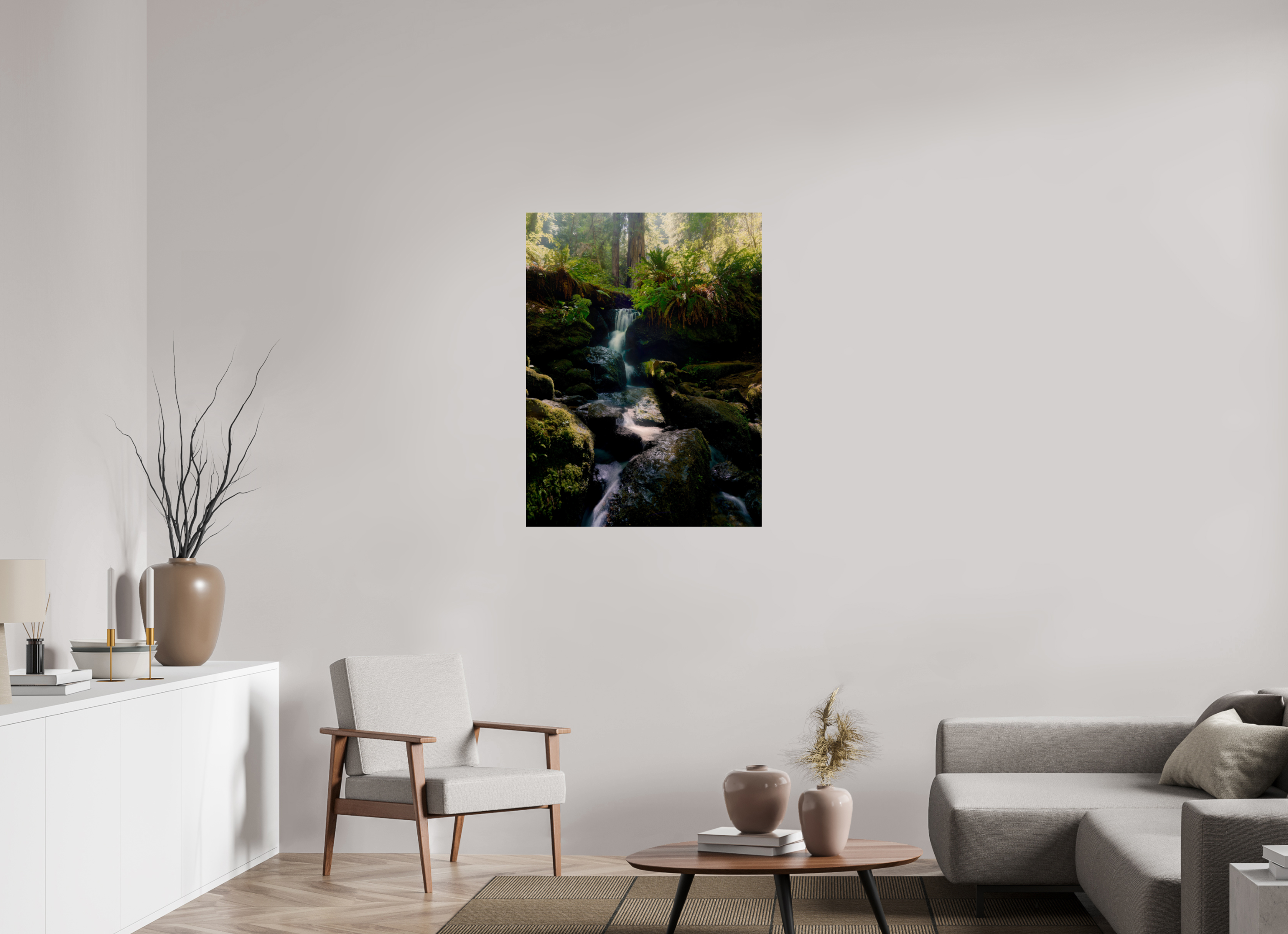 30 x 40″, Giclée Alu-Dibond Trillium Falls