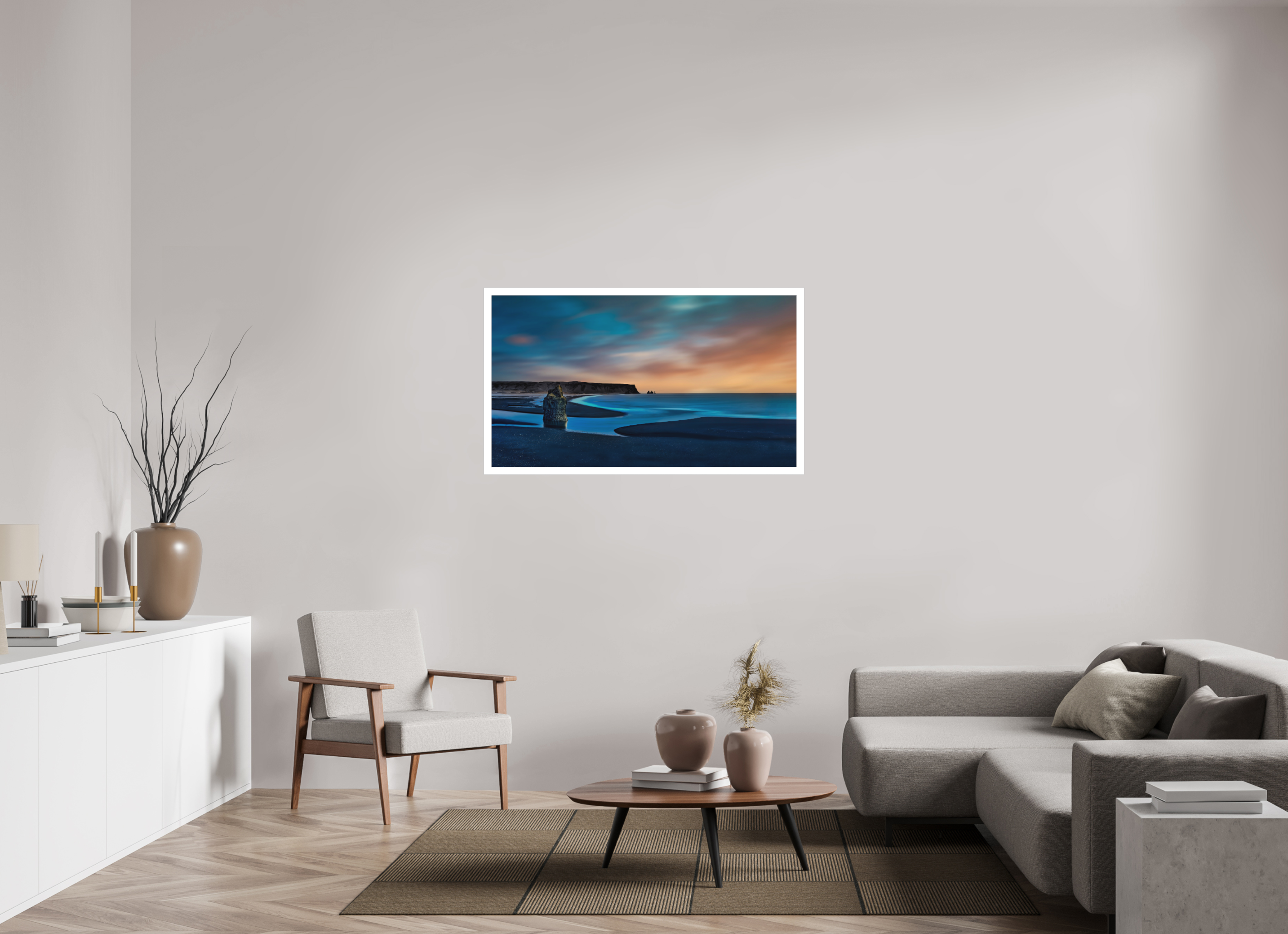 49 x 27.6″, Fine Art Bonded Acrylic Reynisfjara