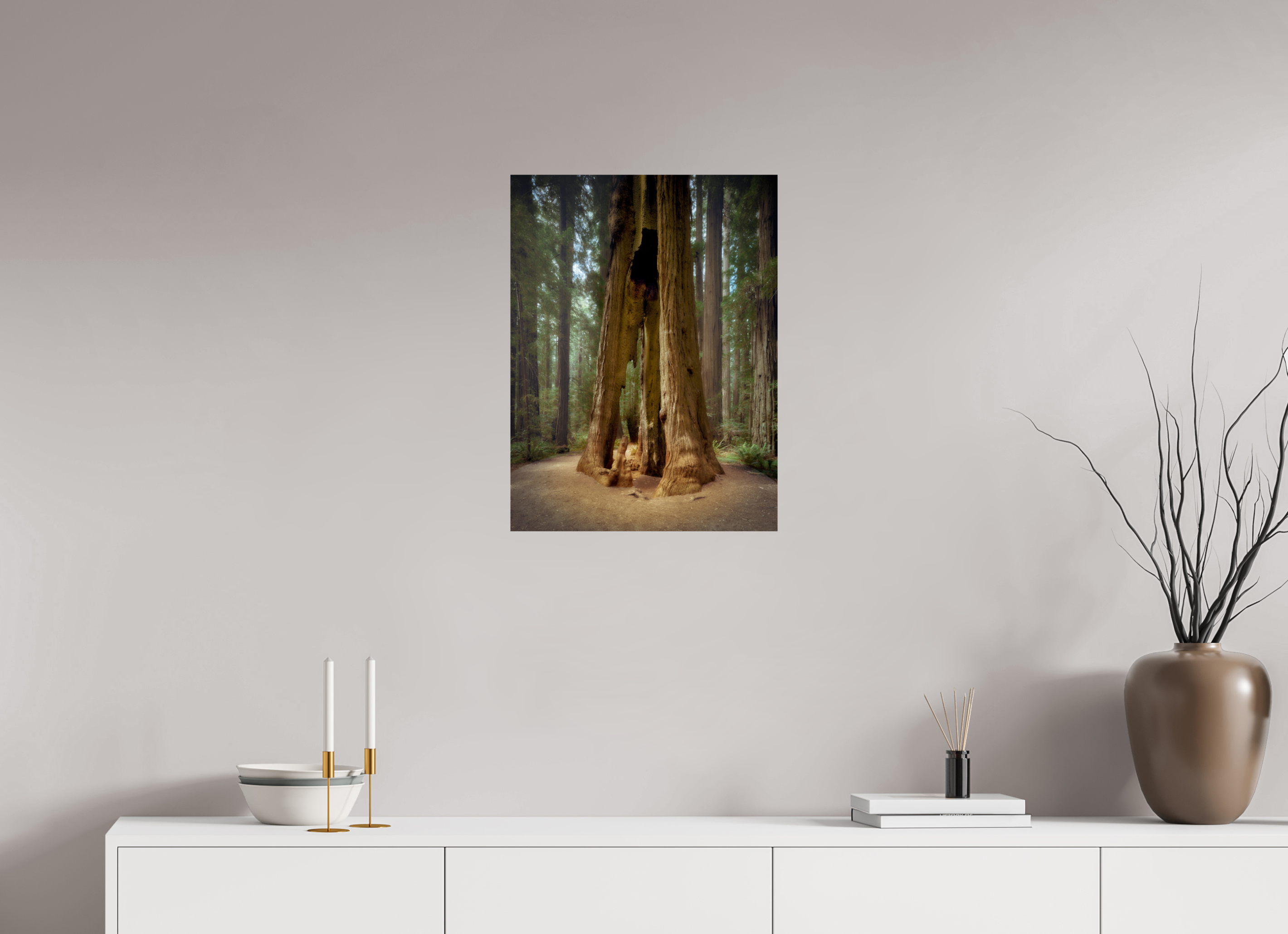 18 x 24″, Giclée Alu-Dibond Inextinguibilis: Founders Grove