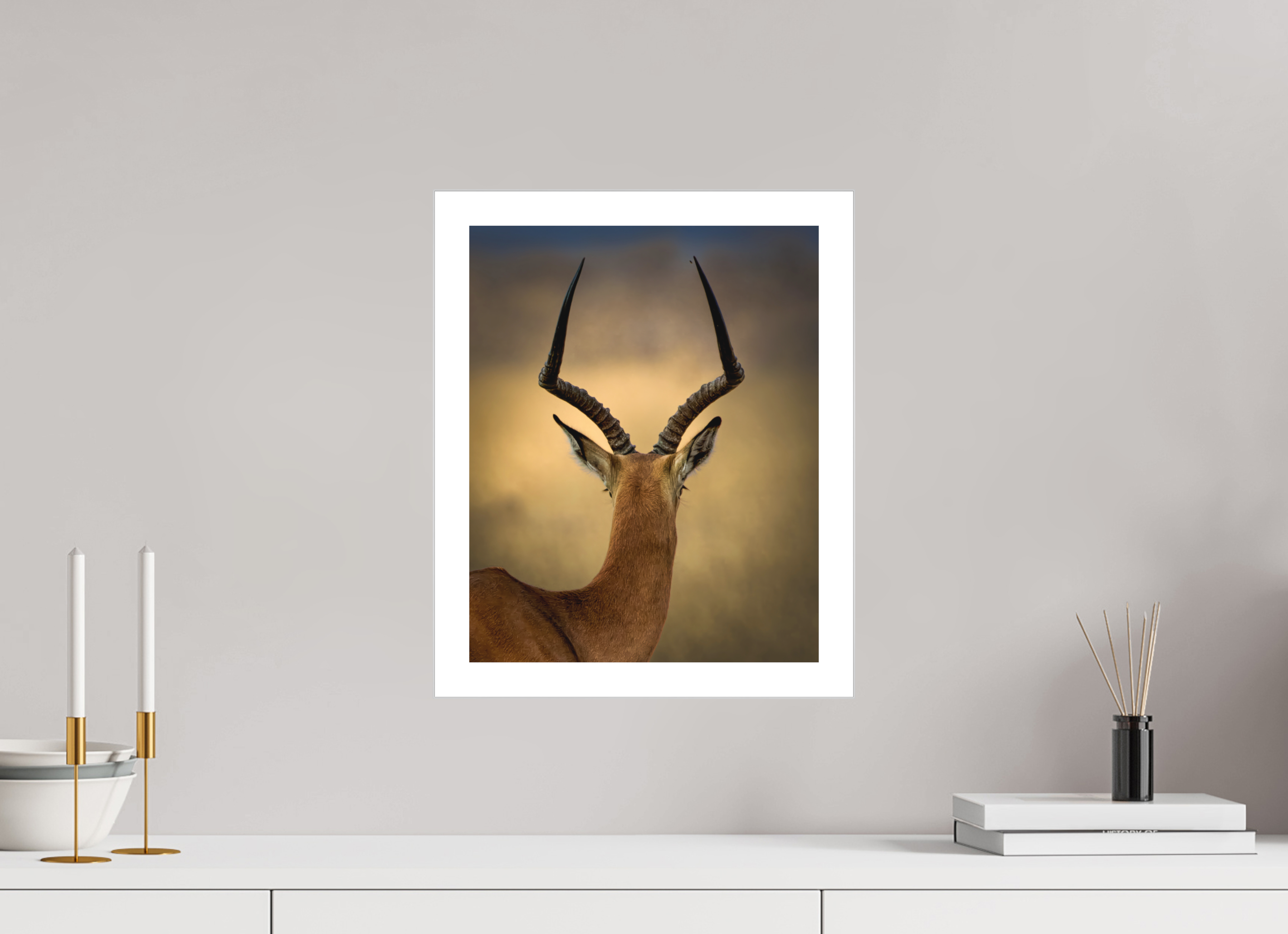 12 x 15″, Fine Art Bonded Acrylic Impala DK