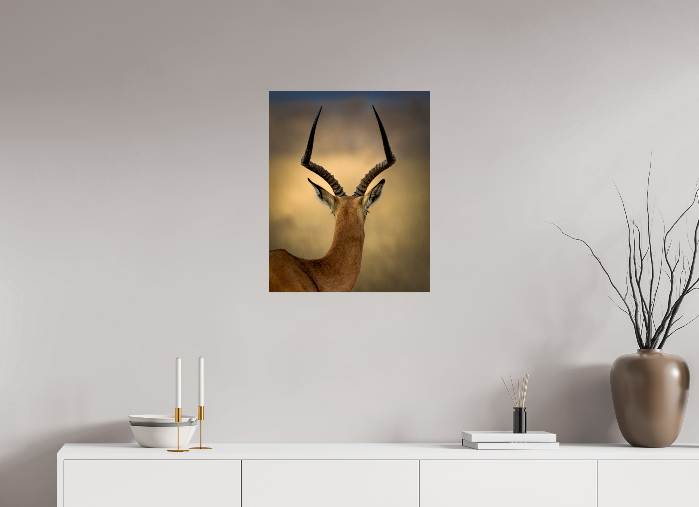 20 x 25″, Giclée Alu-Dibond Impala DK