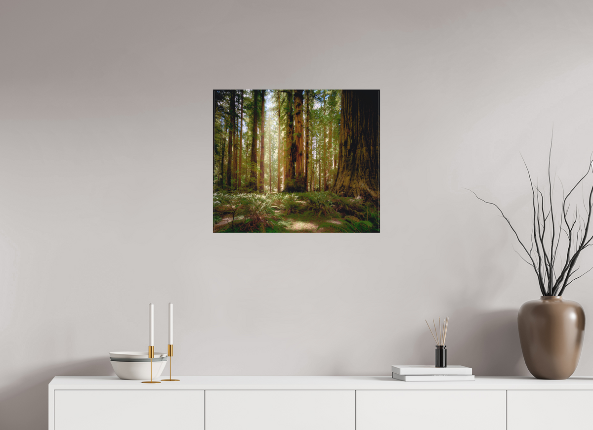 23.4 x 20″, Fine Art Textile Life & Light Beneath the Giants