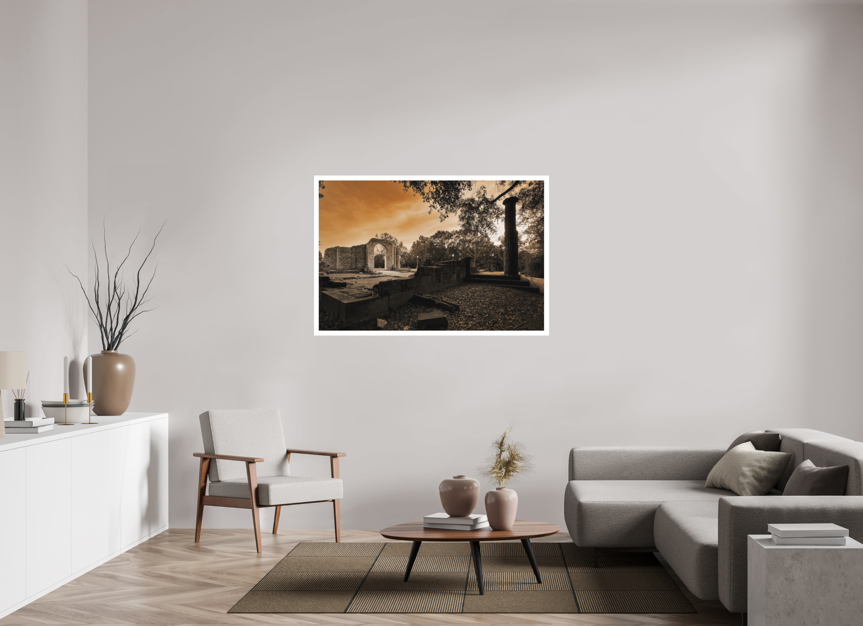 54 x 36″, Fine Art Bonded Acrylic Ruins