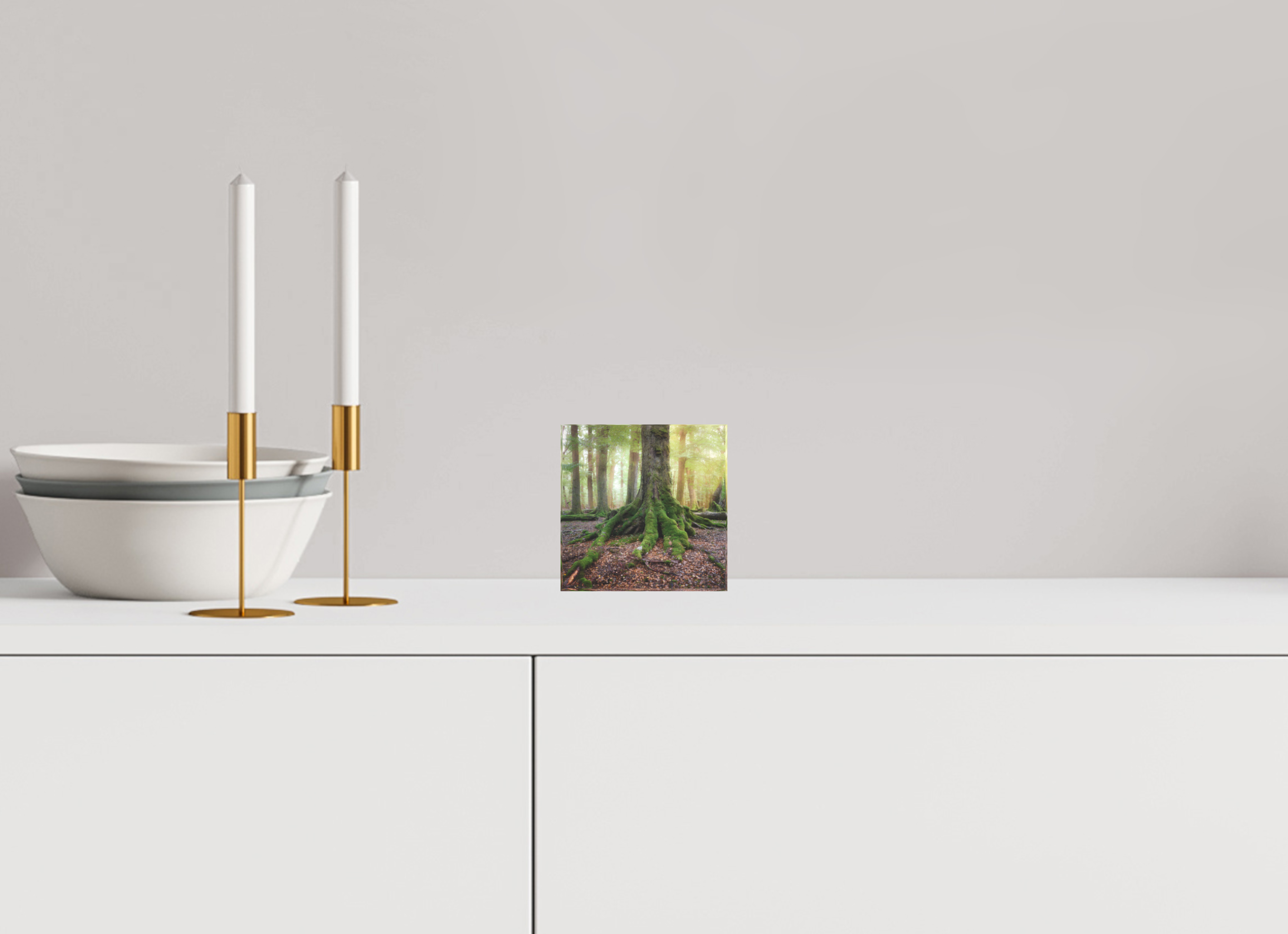 4 x 4″, Acrylic Block Gift Set The Hobbit's Foot