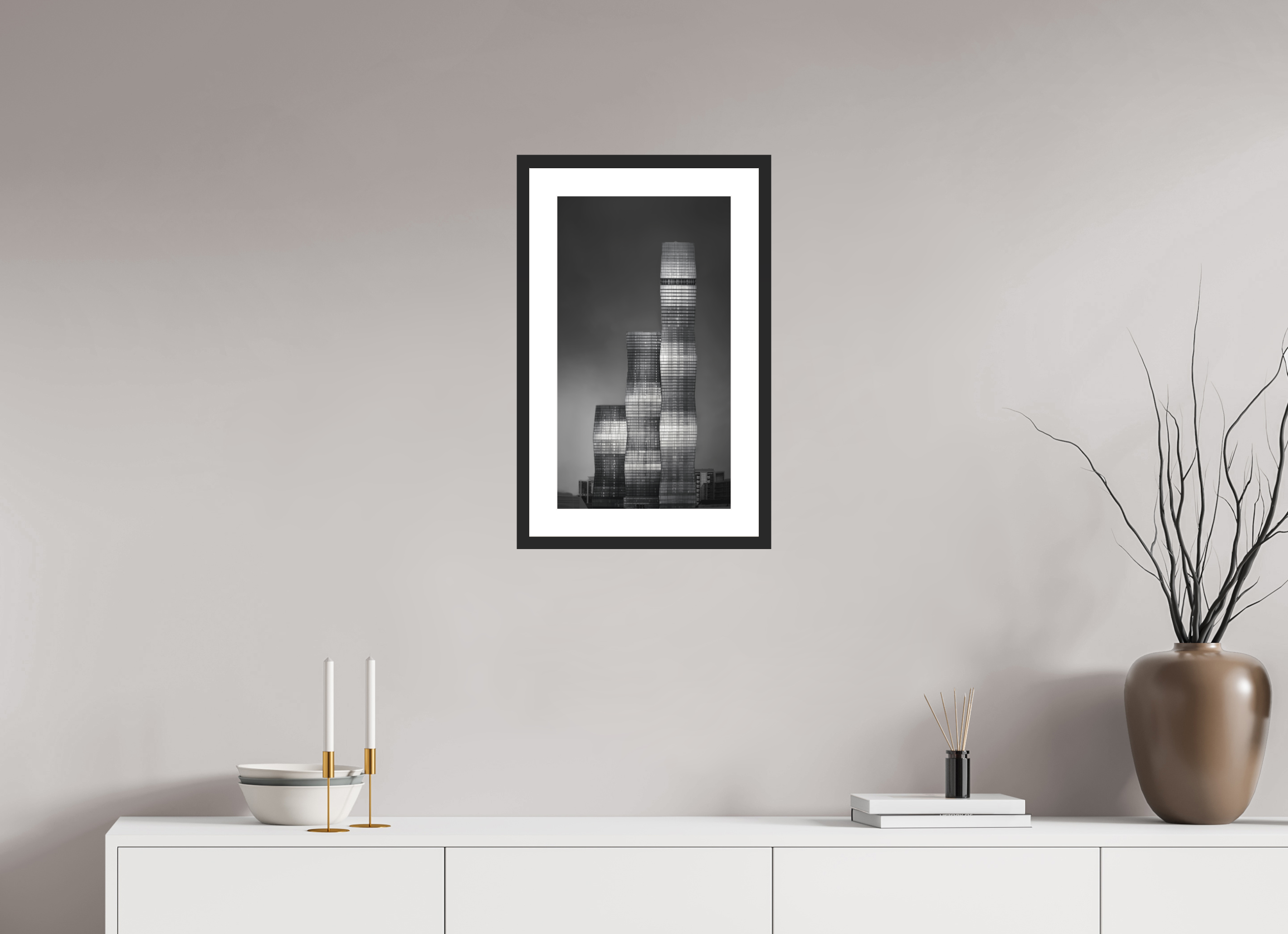 12 x 21.3″, Passe-Partout Black Frame Wanda Vision: A Portrait
