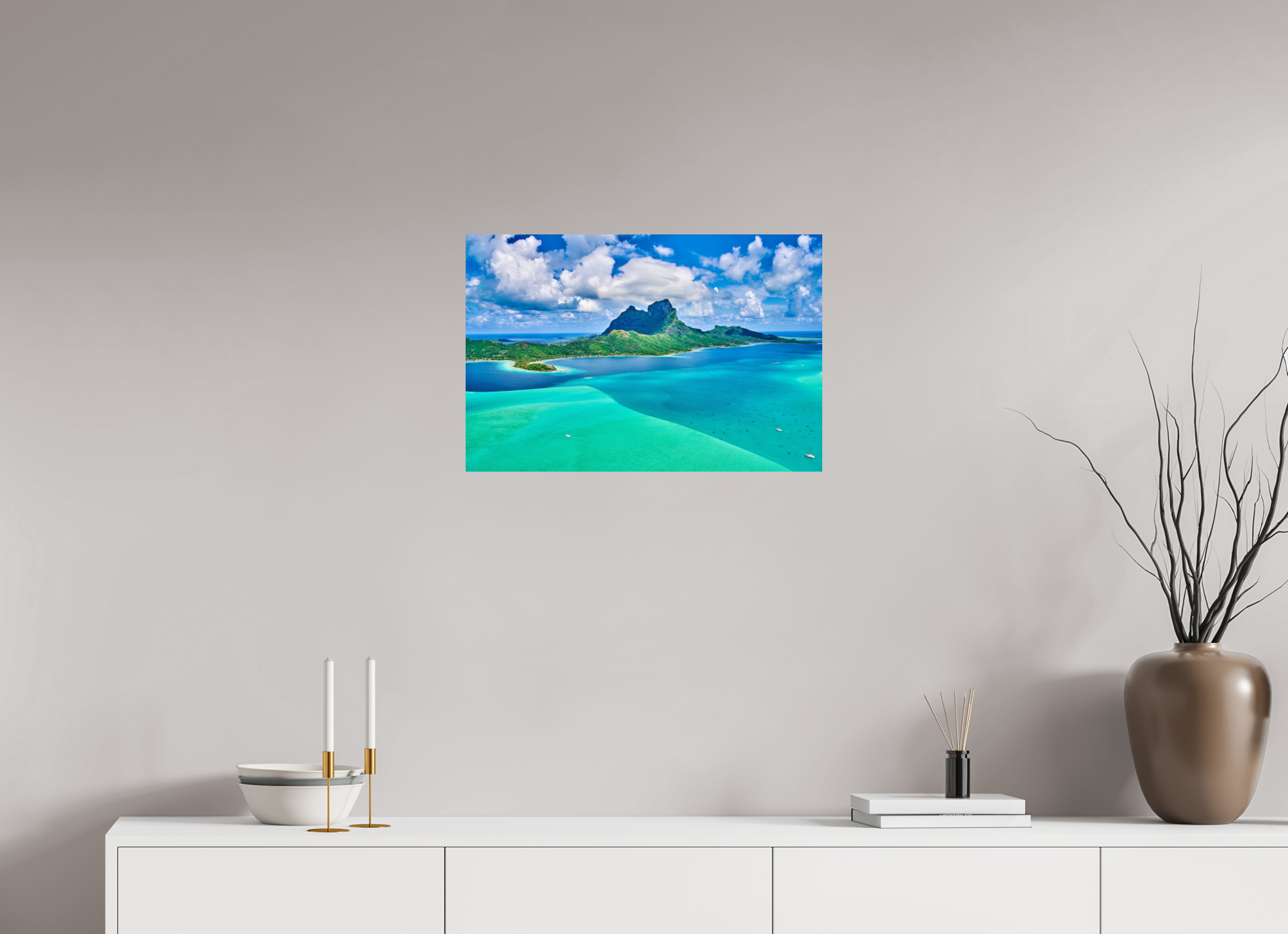 24 x 16″, Giclée Alu-Dibond Above Paradise