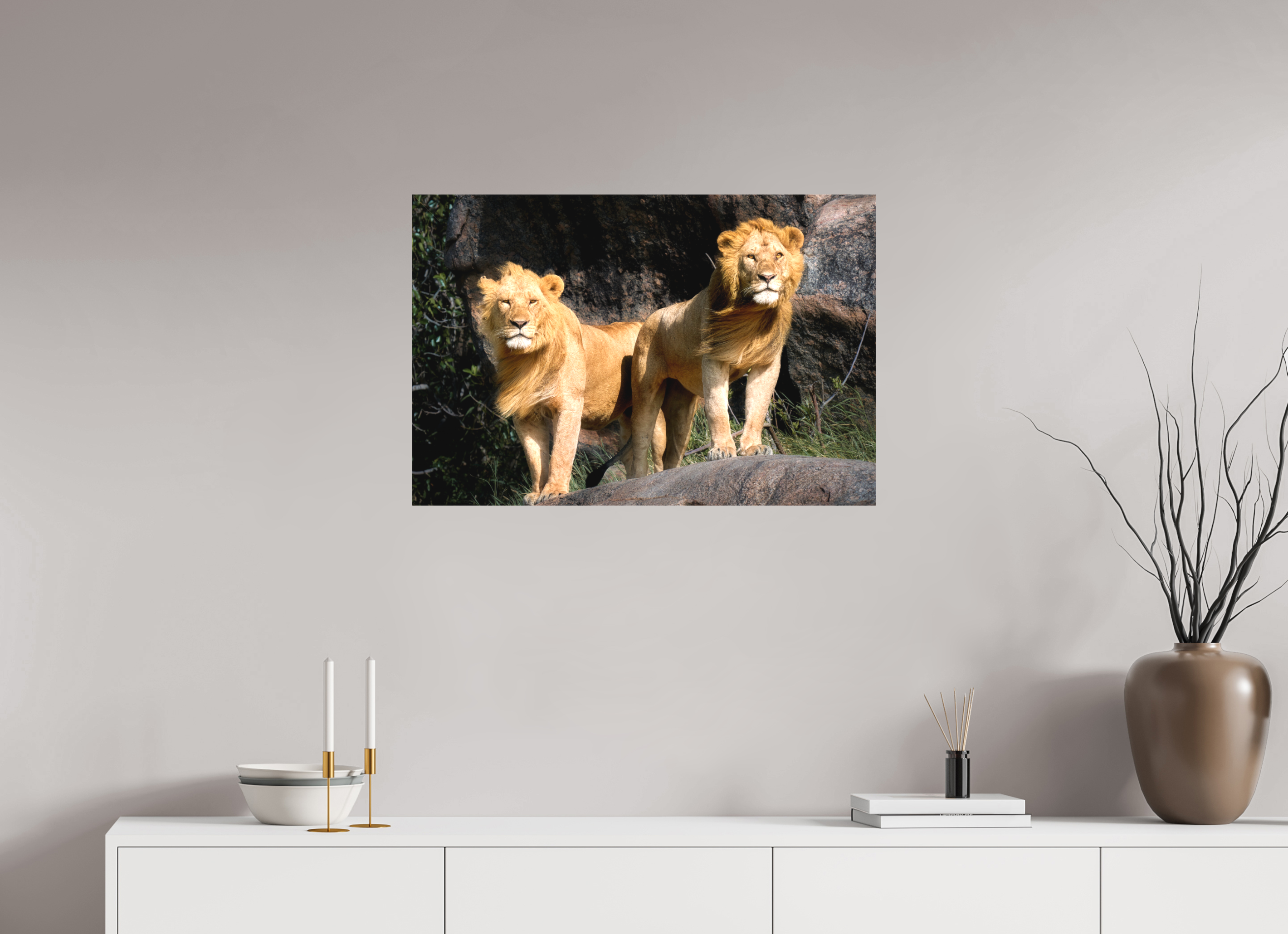 30 x 20″, Fine Art Textile Two Fabios
