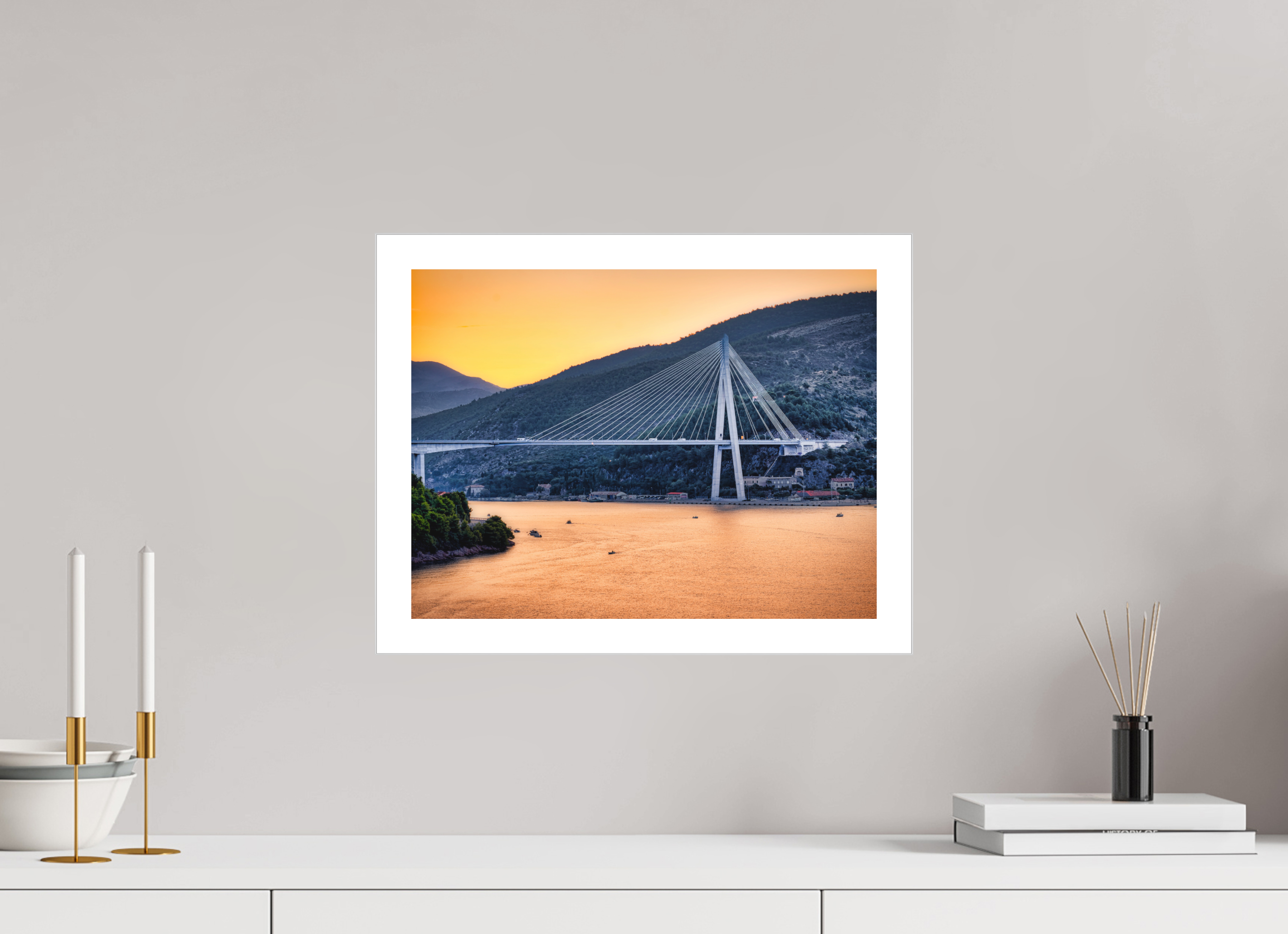 16 x 12″, Fine Art Bonded Acrylic Entering Dubrovnik
