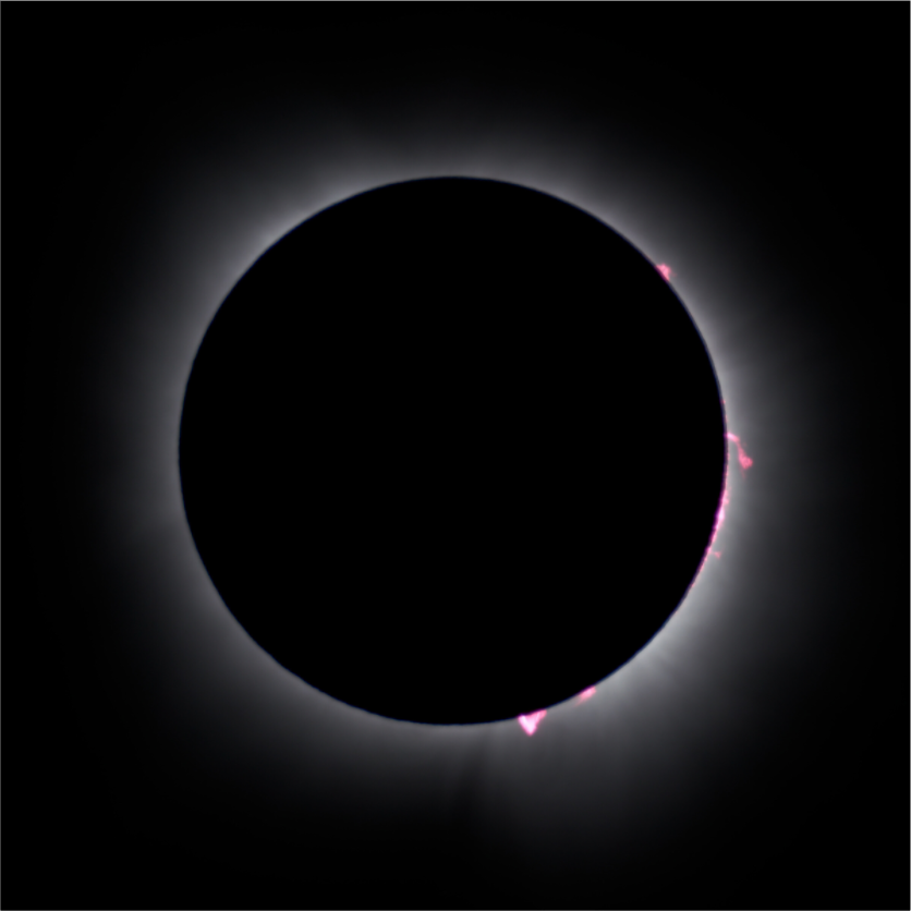 Main image 2024 Eclipse: Totality & Baily's Beads