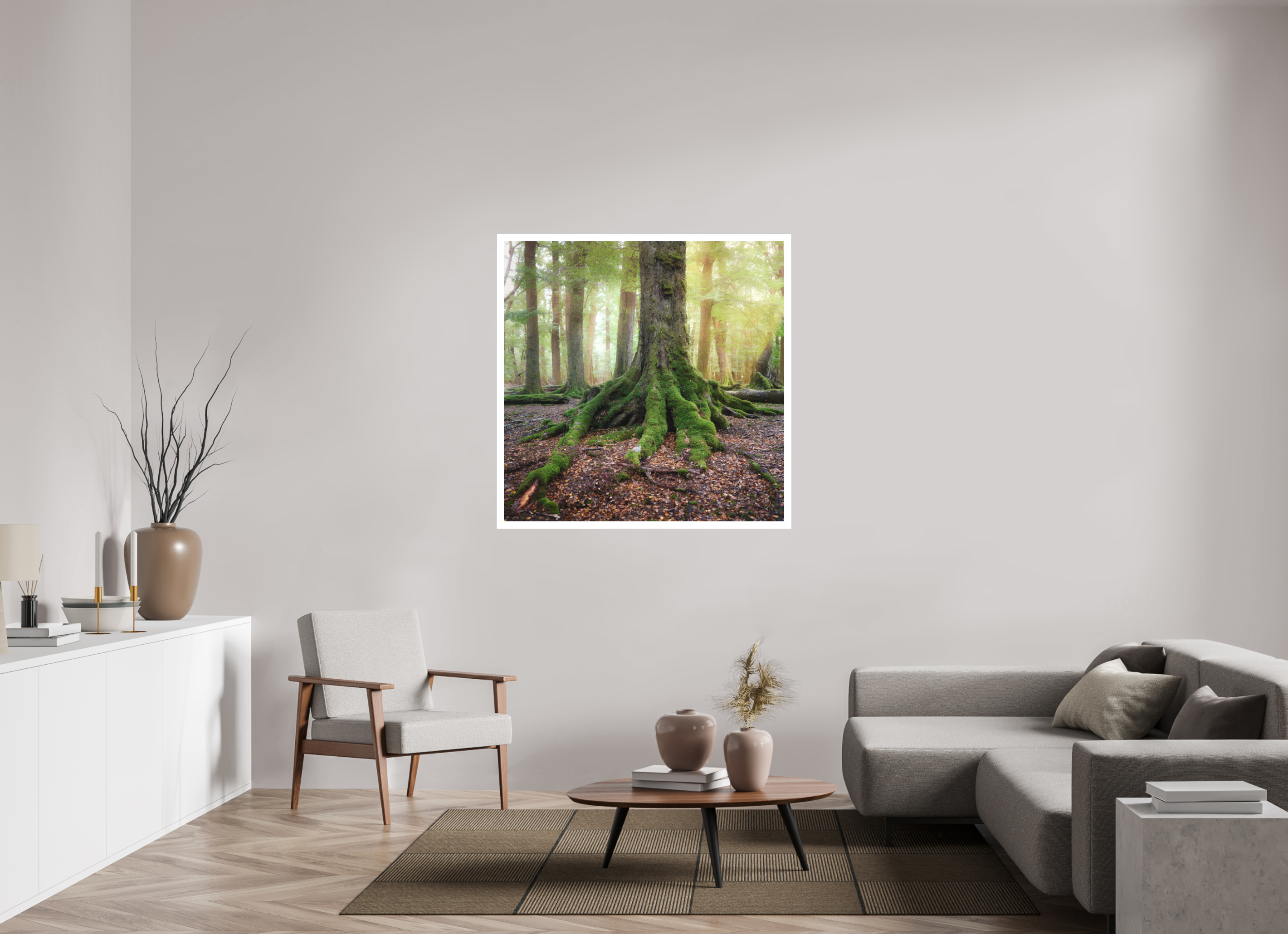 45 x 45″, Fine Art Bonded Acrylic The Hobbit's Foot