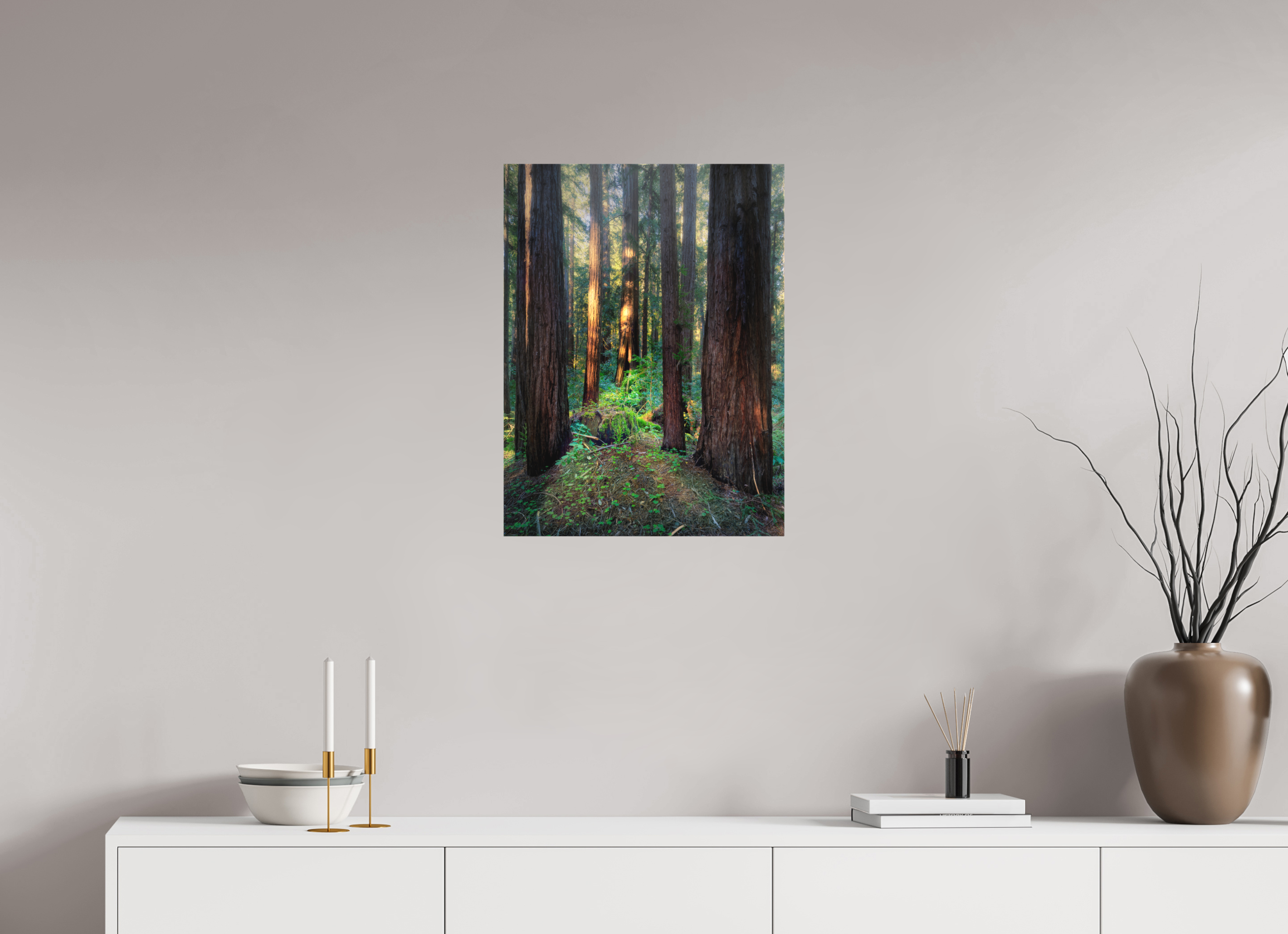 18 x 24″, Fine Art Textile Armstrong Woods III: The Ring Cycle