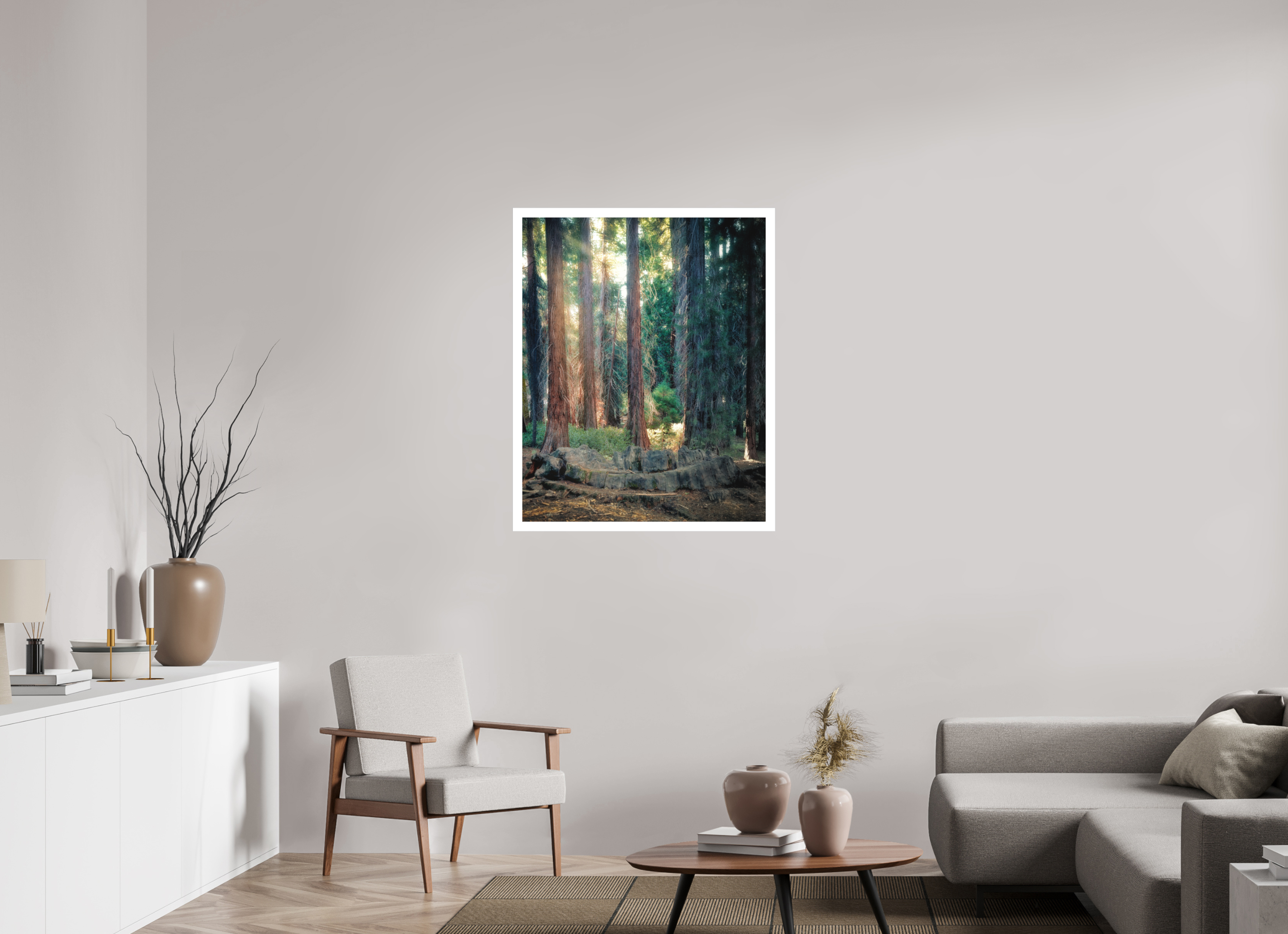31 x 38.7″, Fine Art Bonded Acrylic Never Again: The Centennial Stump
