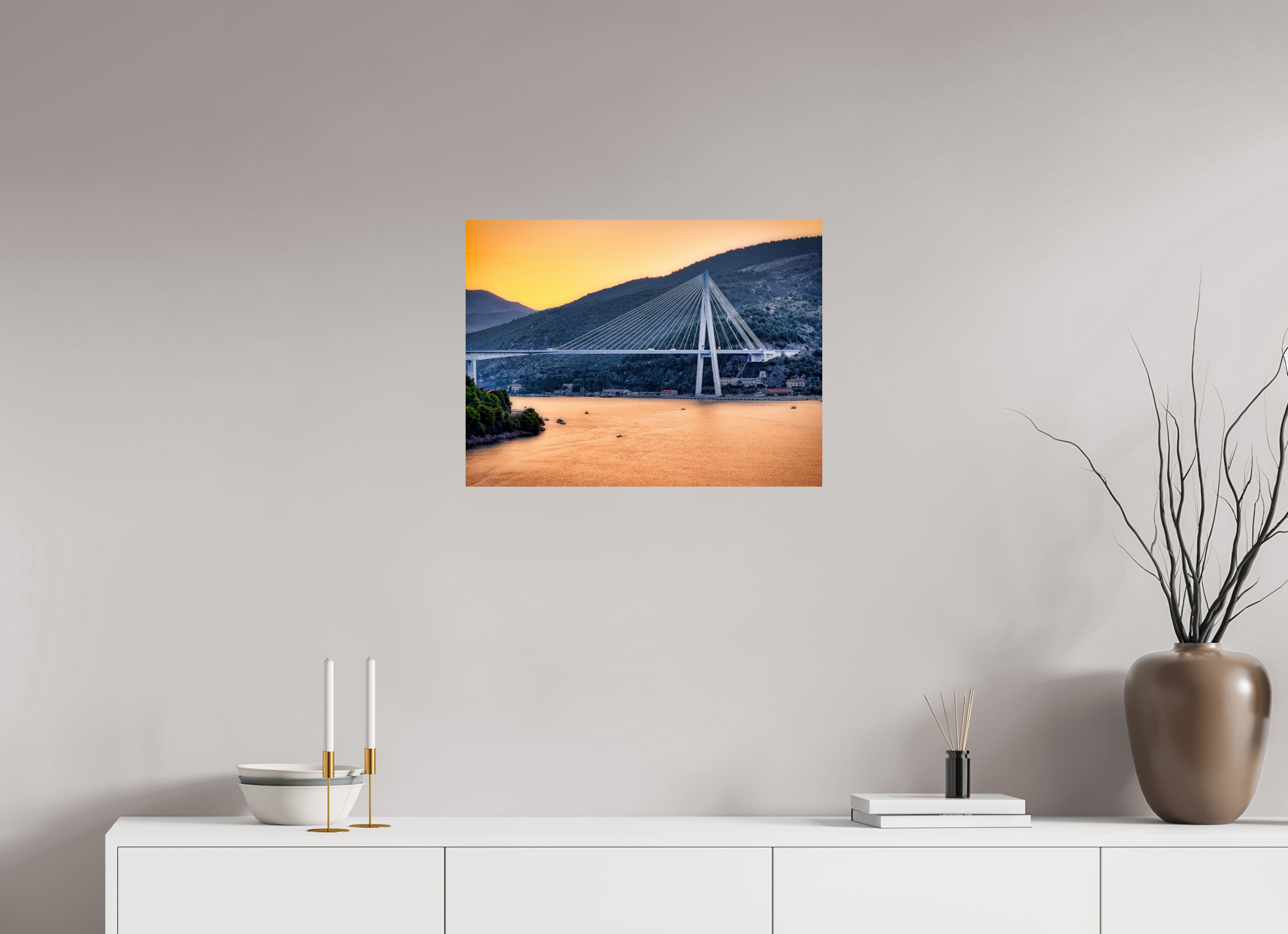 24 x 18″, Giclée Alu-Dibond Entering Dubrovnik
