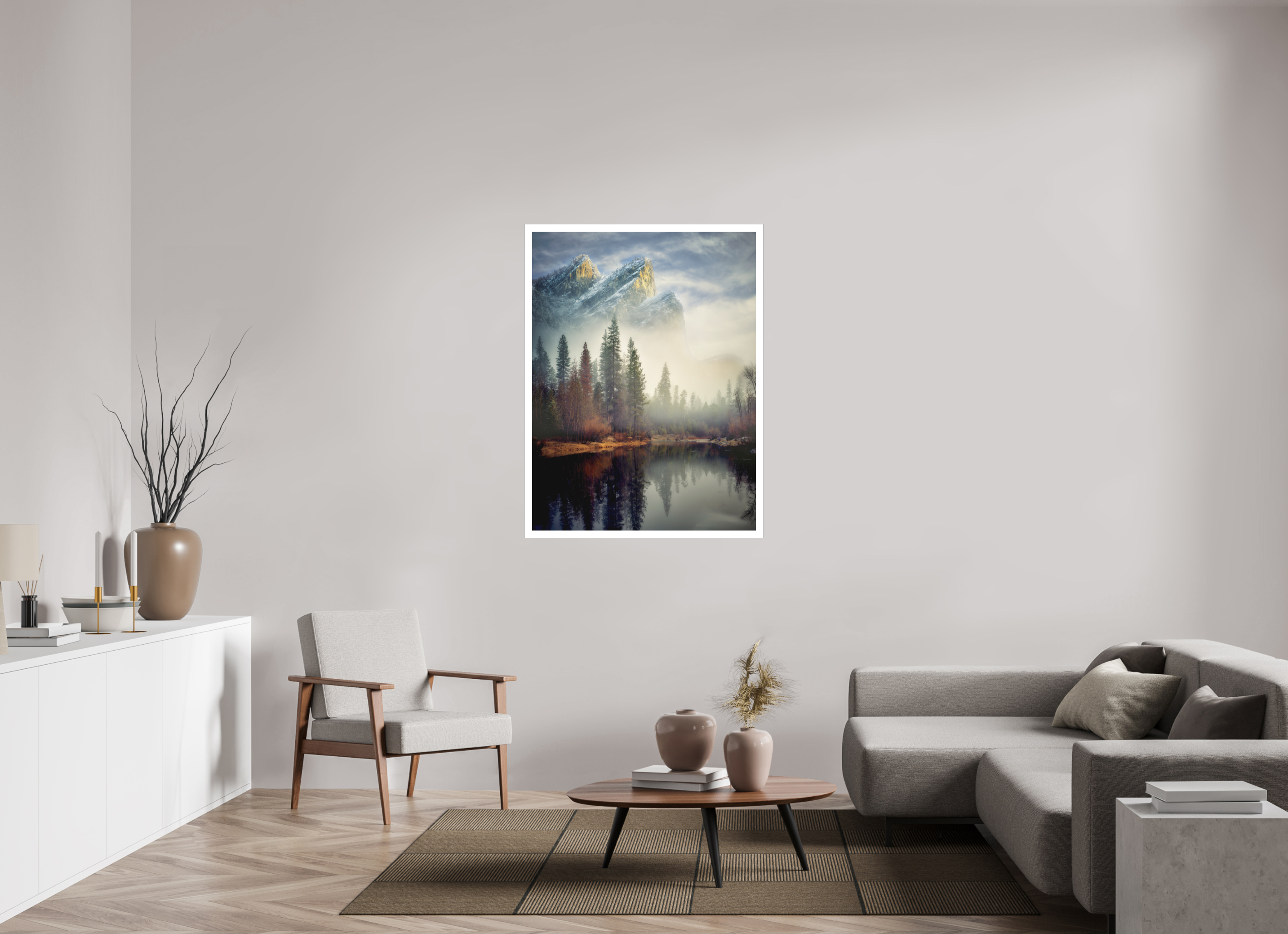 36 x 48″, Fine Art Bonded Acrylic Leviathans I: In the Mist of the Merced