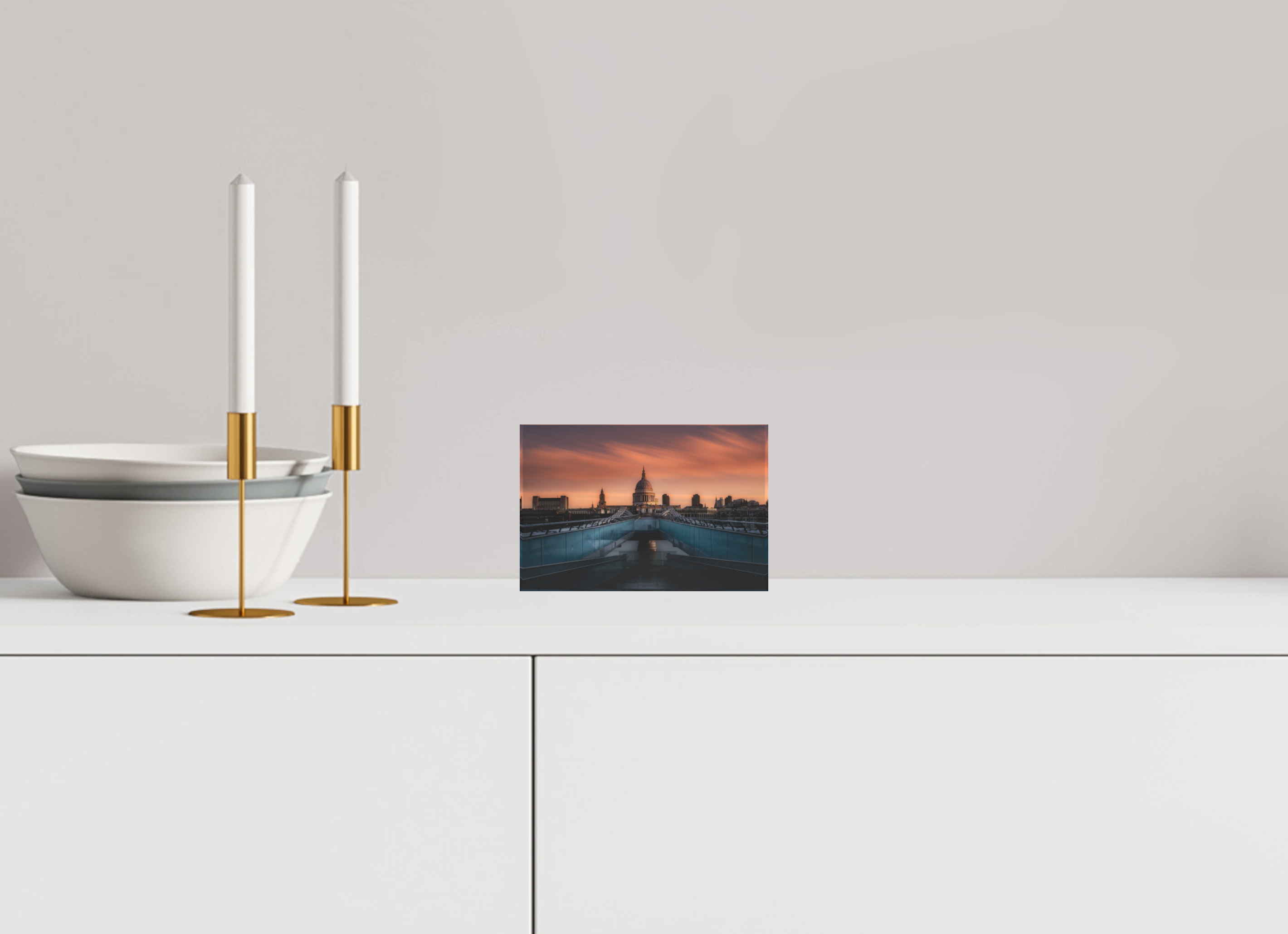 6 x 4″, Acrylic Block Gift Set Sunrise Over St. Paul's Cathedral