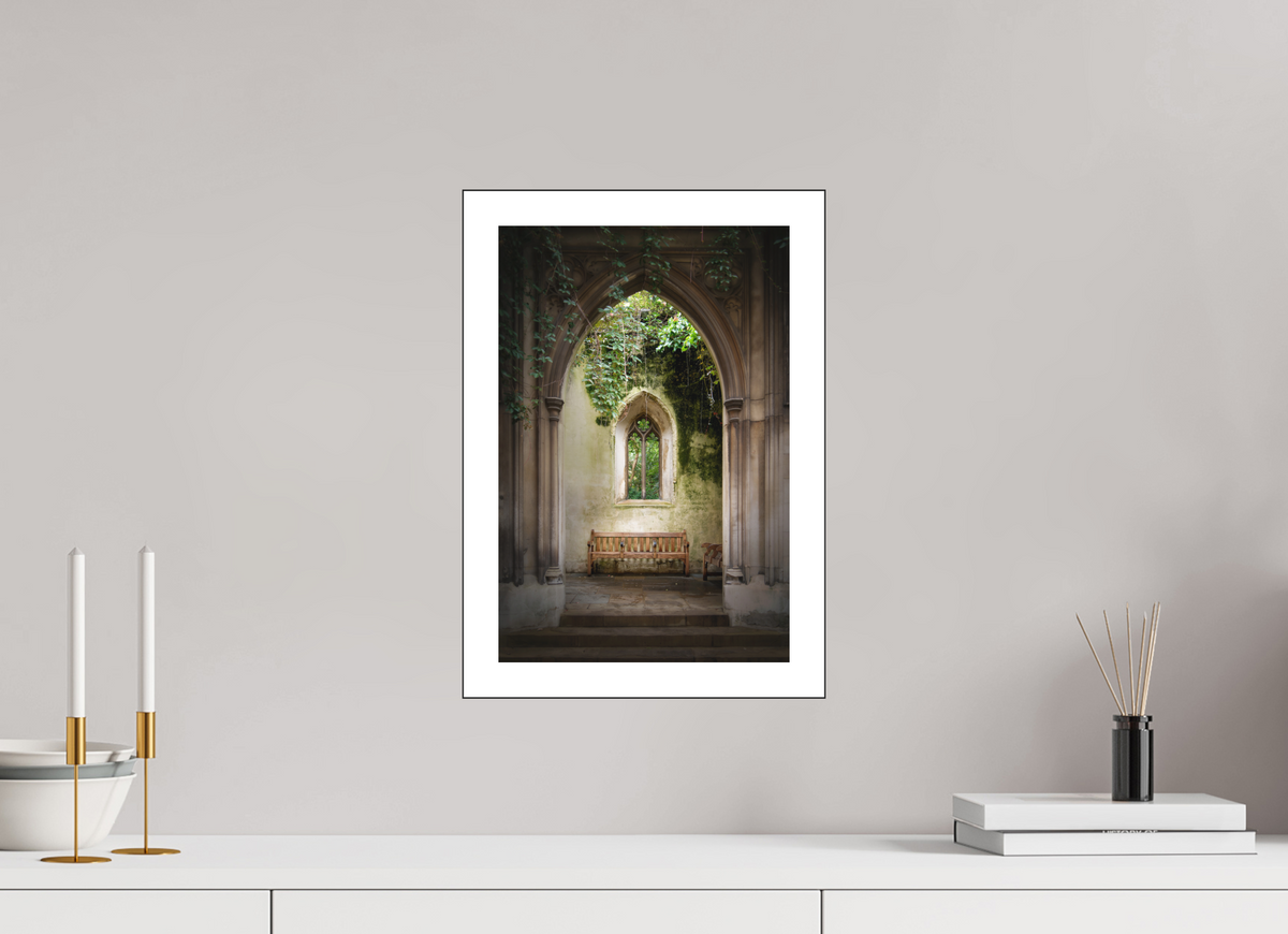 10 x 15″, Bonded Acrylic Mat + Black Frame London's St Dunstan-in-the-East