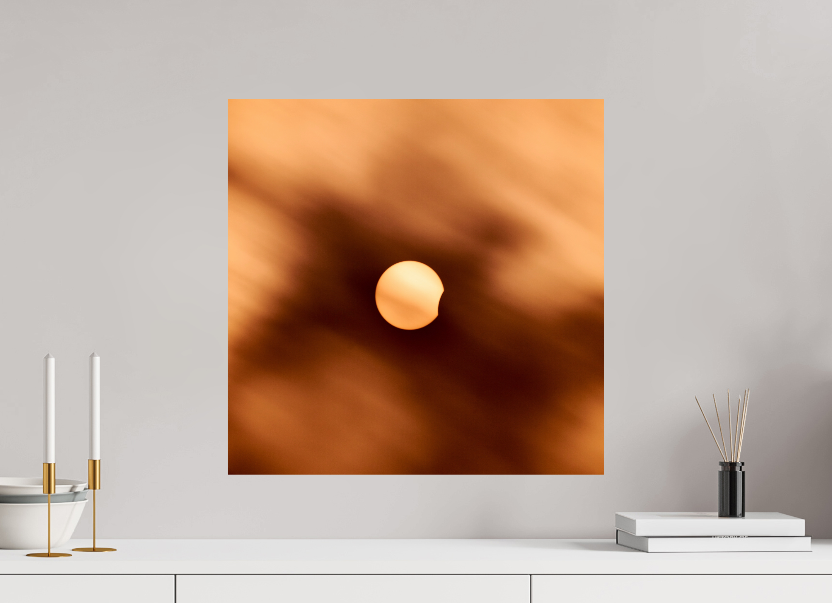 20 x 20″, Giclée Alu-Dibond 2024 Eclipse First Kiss