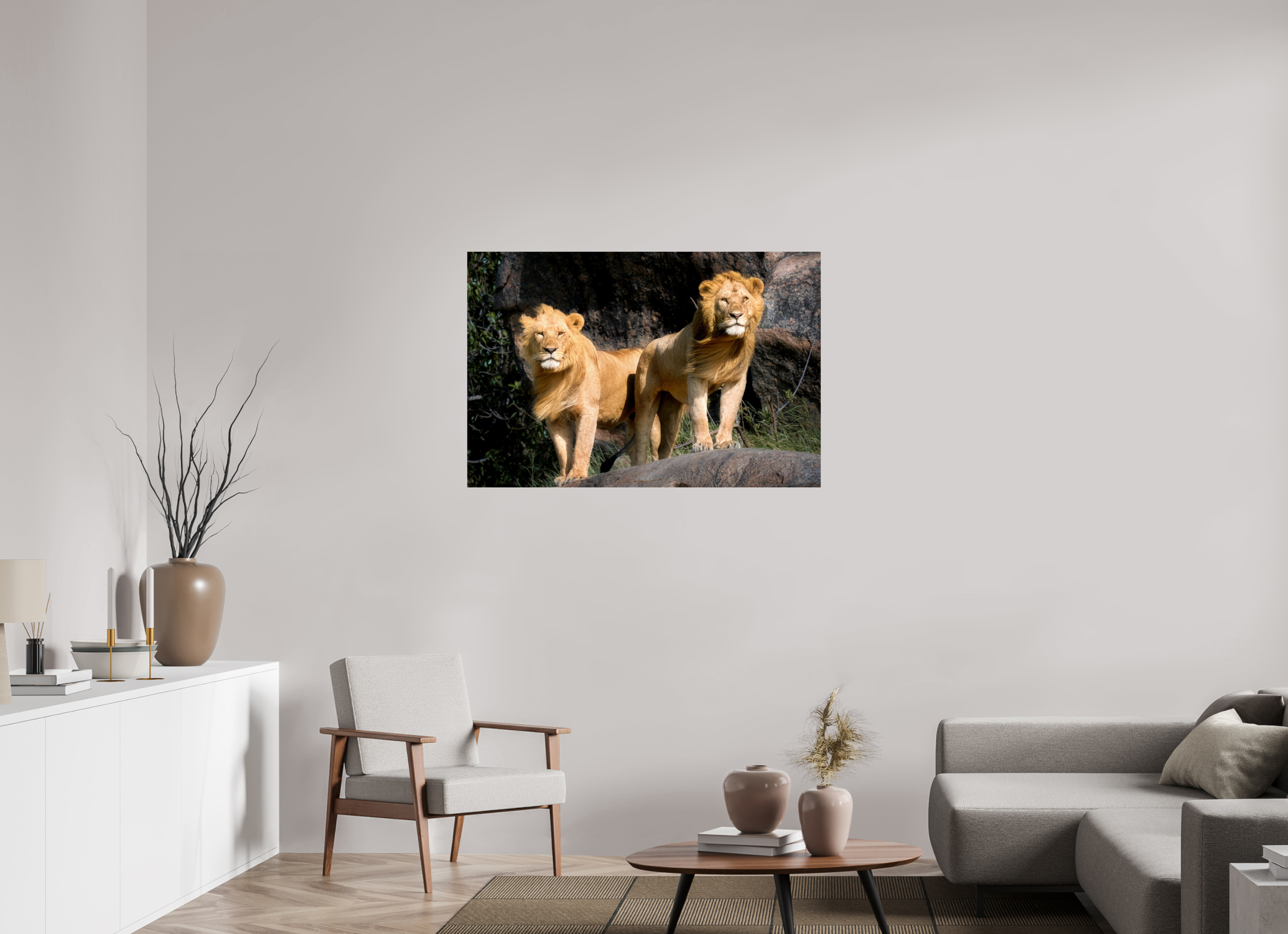 45 x 30″, Giclée Alu-Dibond Two Fabios