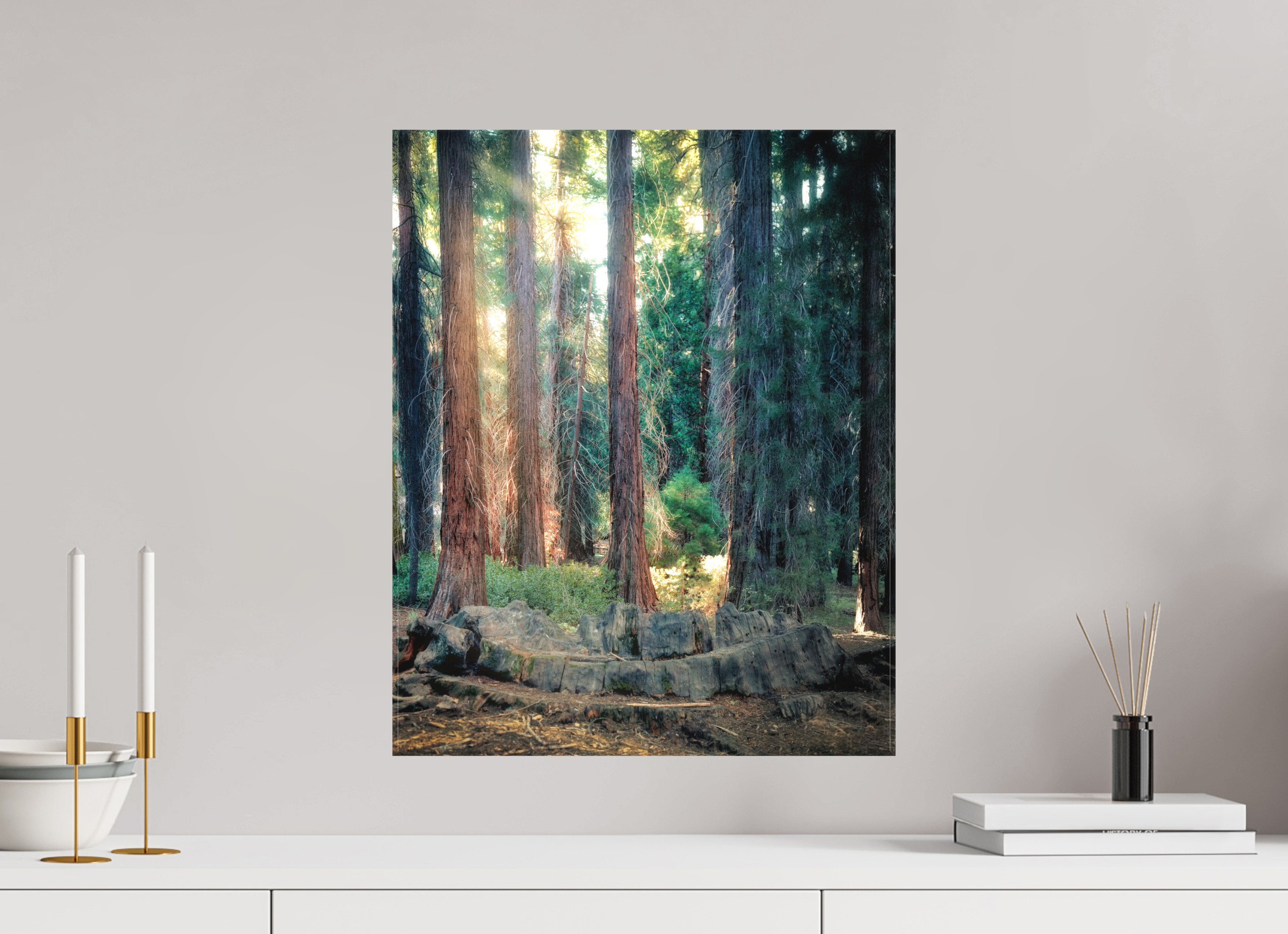 16 x 20″, Fine Art Textile Never Again: The Centennial Stump