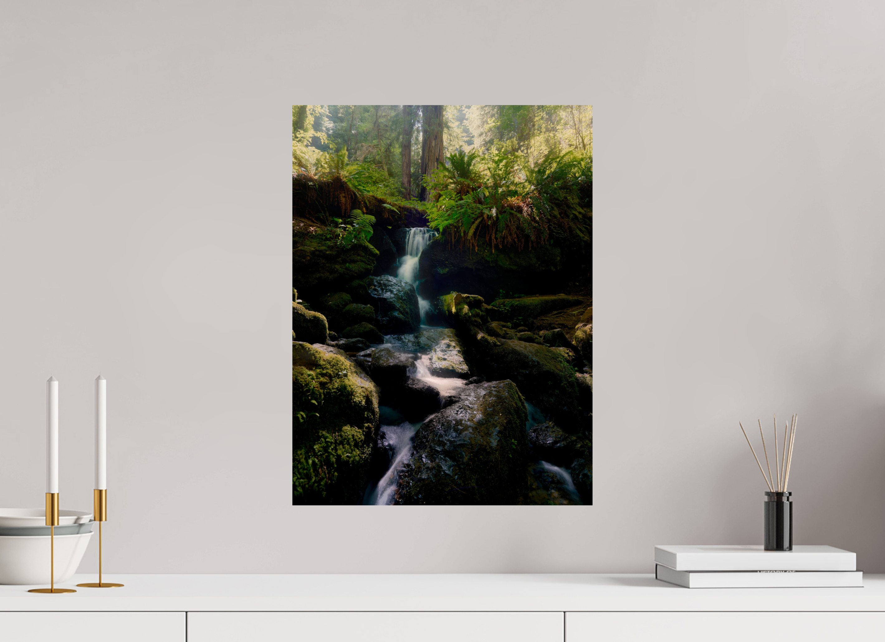 15 x 20″, Giclée Alu-Dibond Trillium Falls