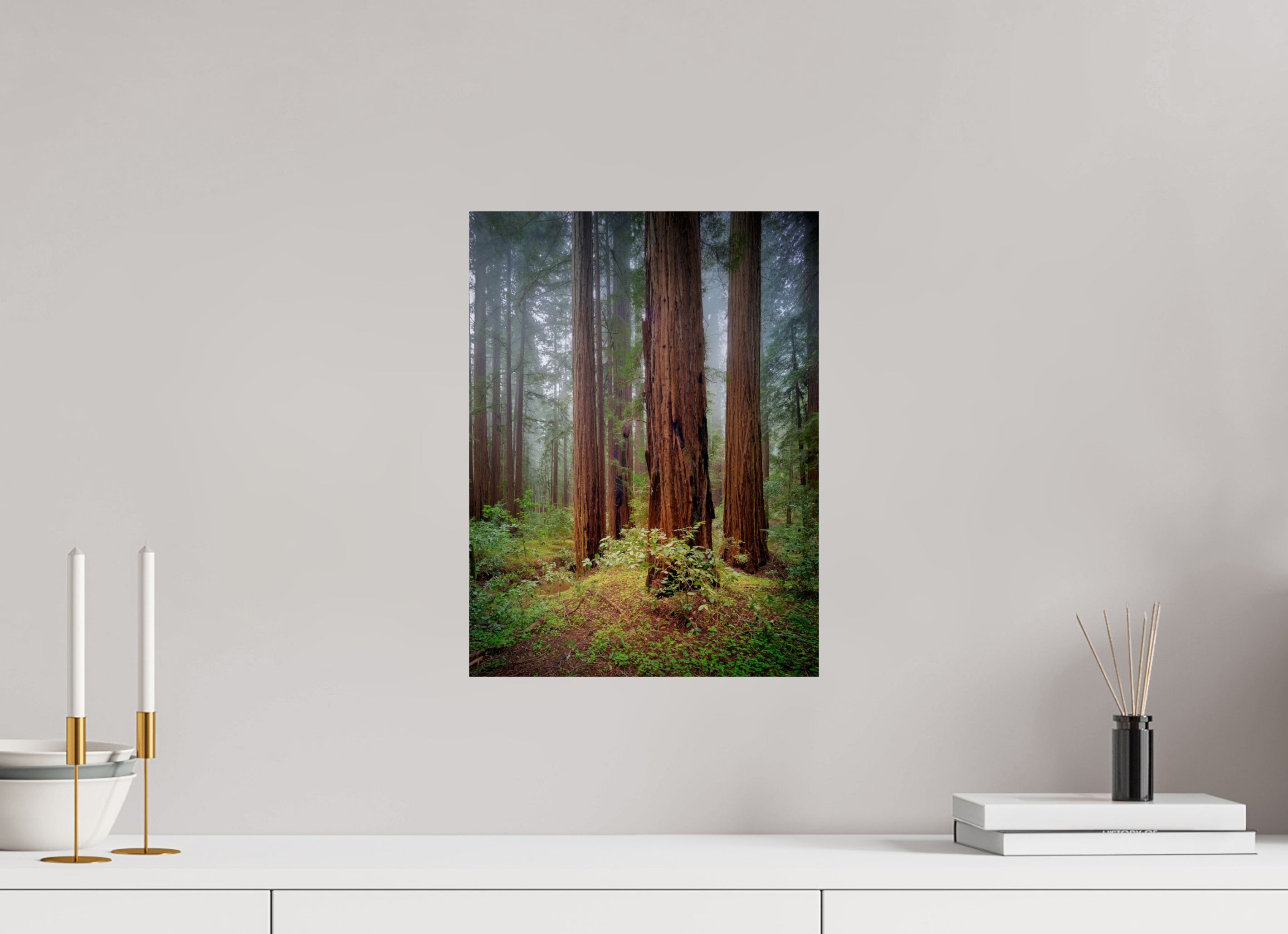12 x 16″, Giclée Alu-Dibond Armstrong Redwoods I: Truncus Circle of Life