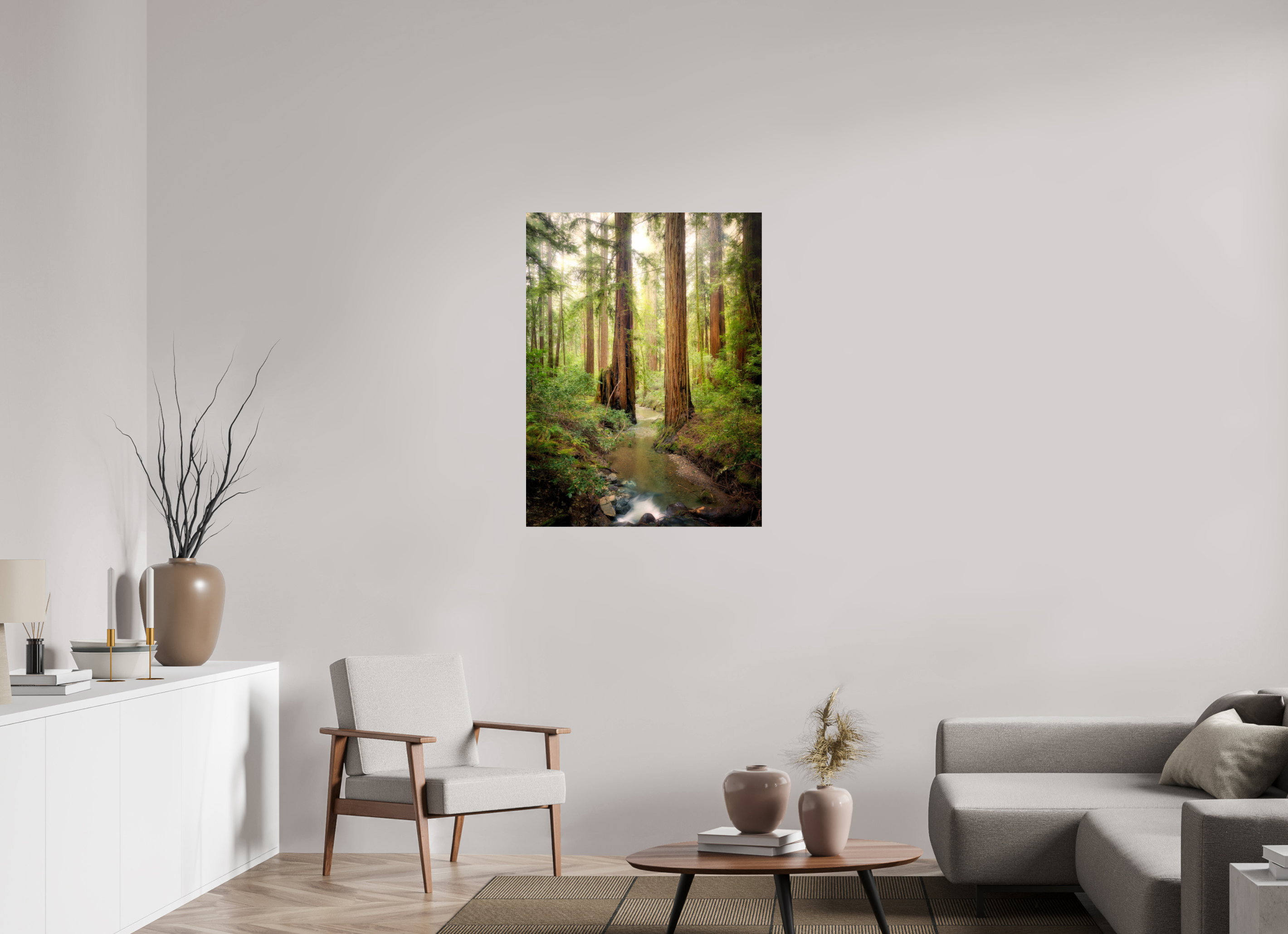 30 x 40″, Giclée Alu-Dibond Armstrong Woods III: Columnas
