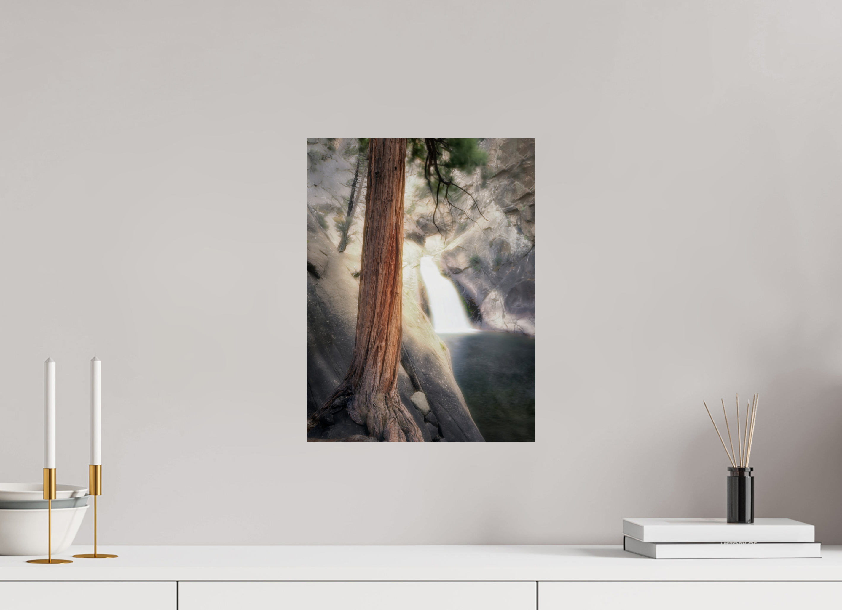 12 x 16″, Giclée Alu-Dibond Roaring River Falls 2 — Kings Canyon