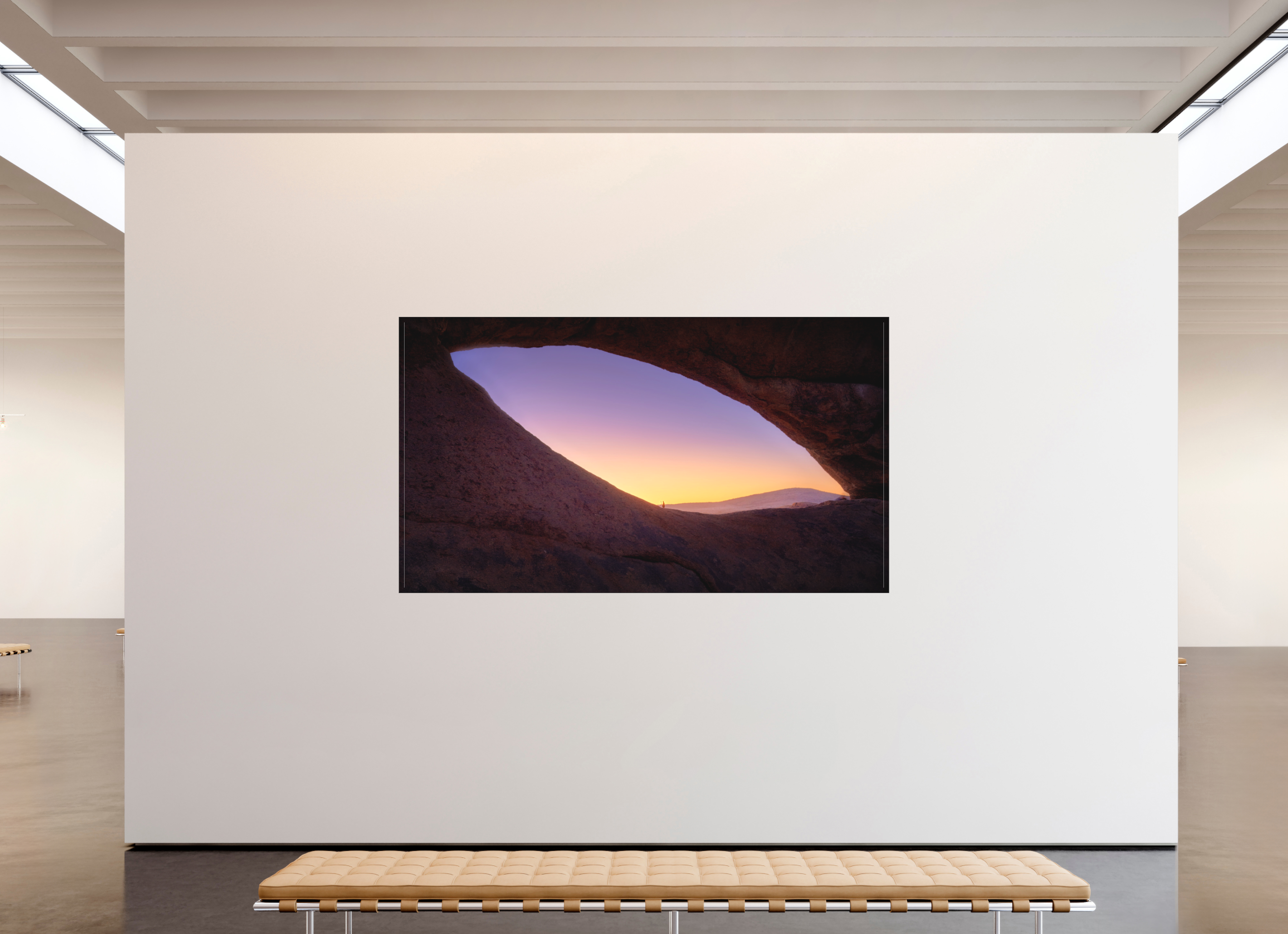 96 x 54″, Bonded Acrylic Black Frame Spitzkoppe — The Eye, Namibia