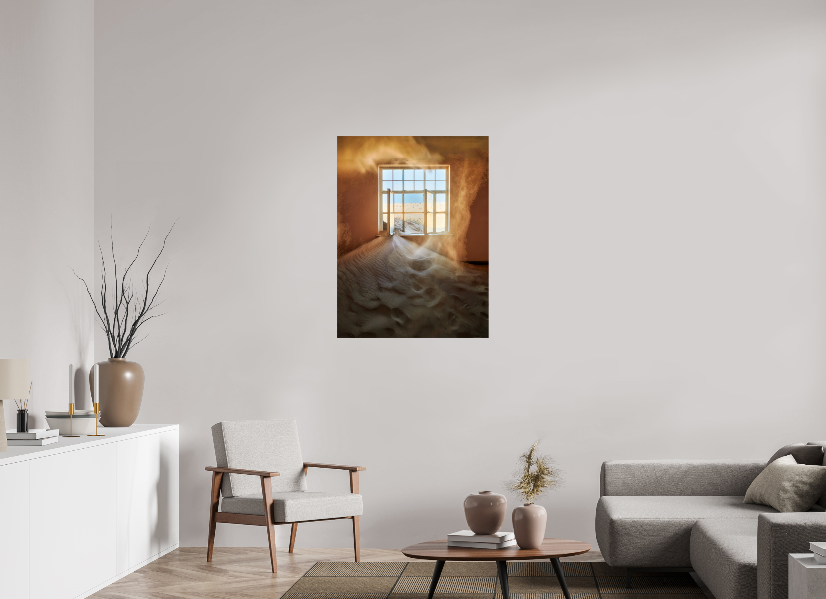 30 x 40″, Giclée Alu-Dibond Window in Time