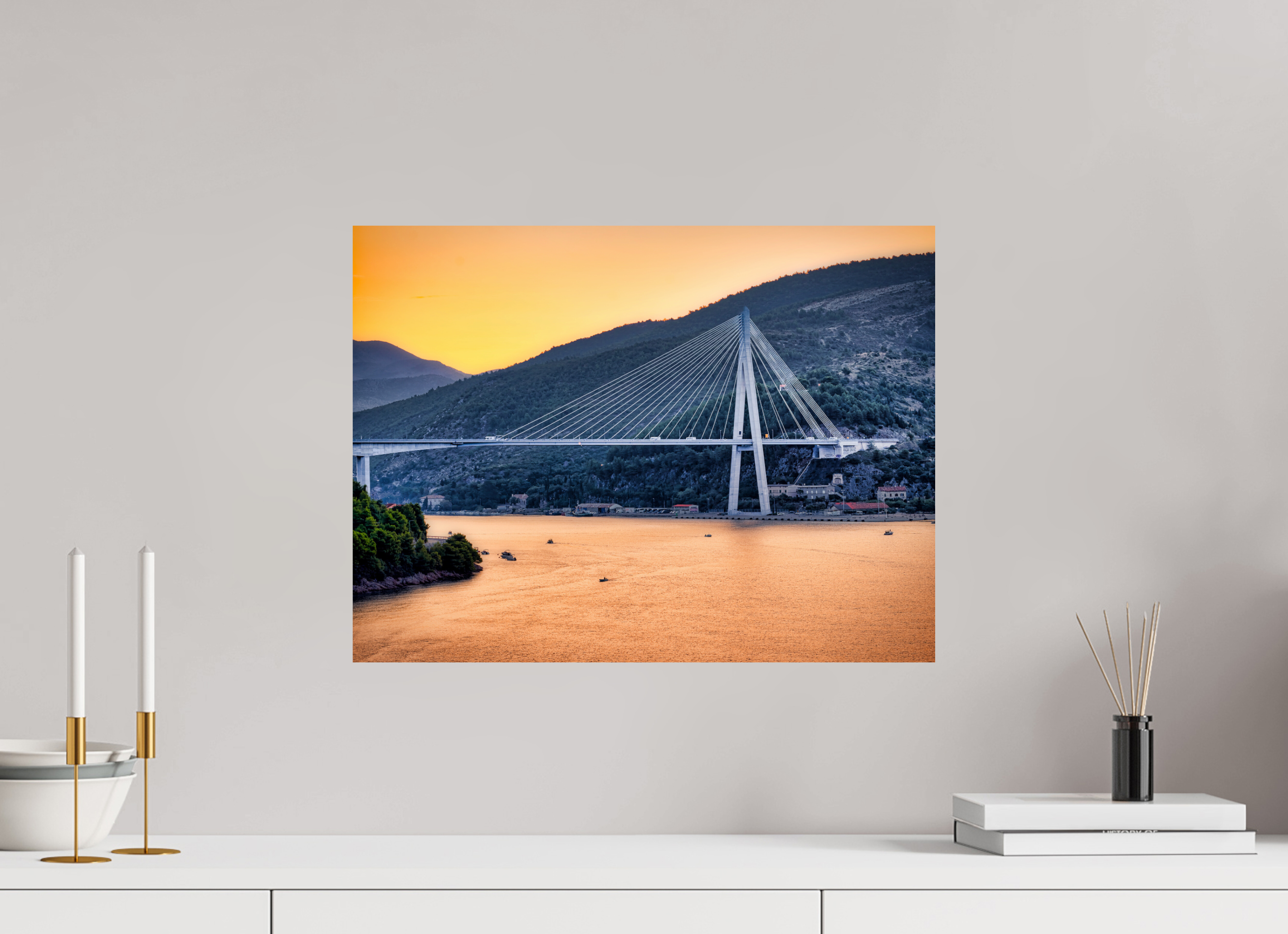 20 x 15″, Giclée Alu-Dibond Entering Dubrovnik