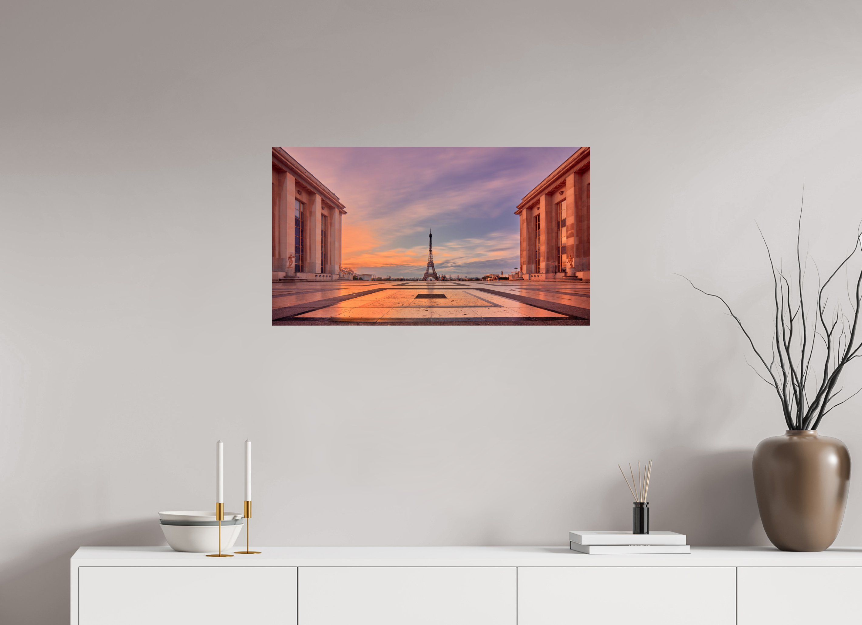 32 x 18″, Giclée Alu-Dibond Trocadéro