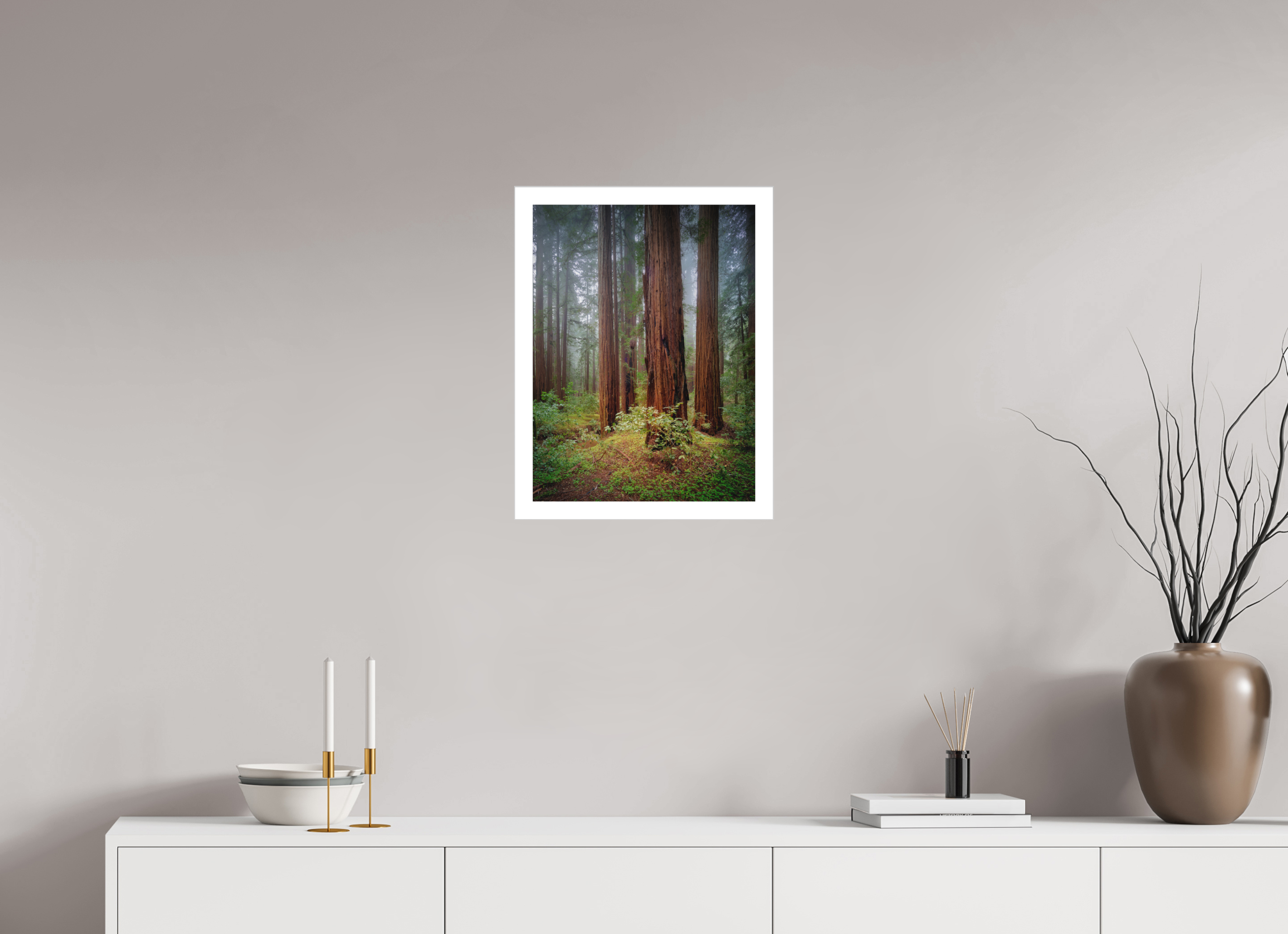 15 x 20″, Fine Art Bonded Acrylic Armstrong Redwoods I: Truncus Circle of Life