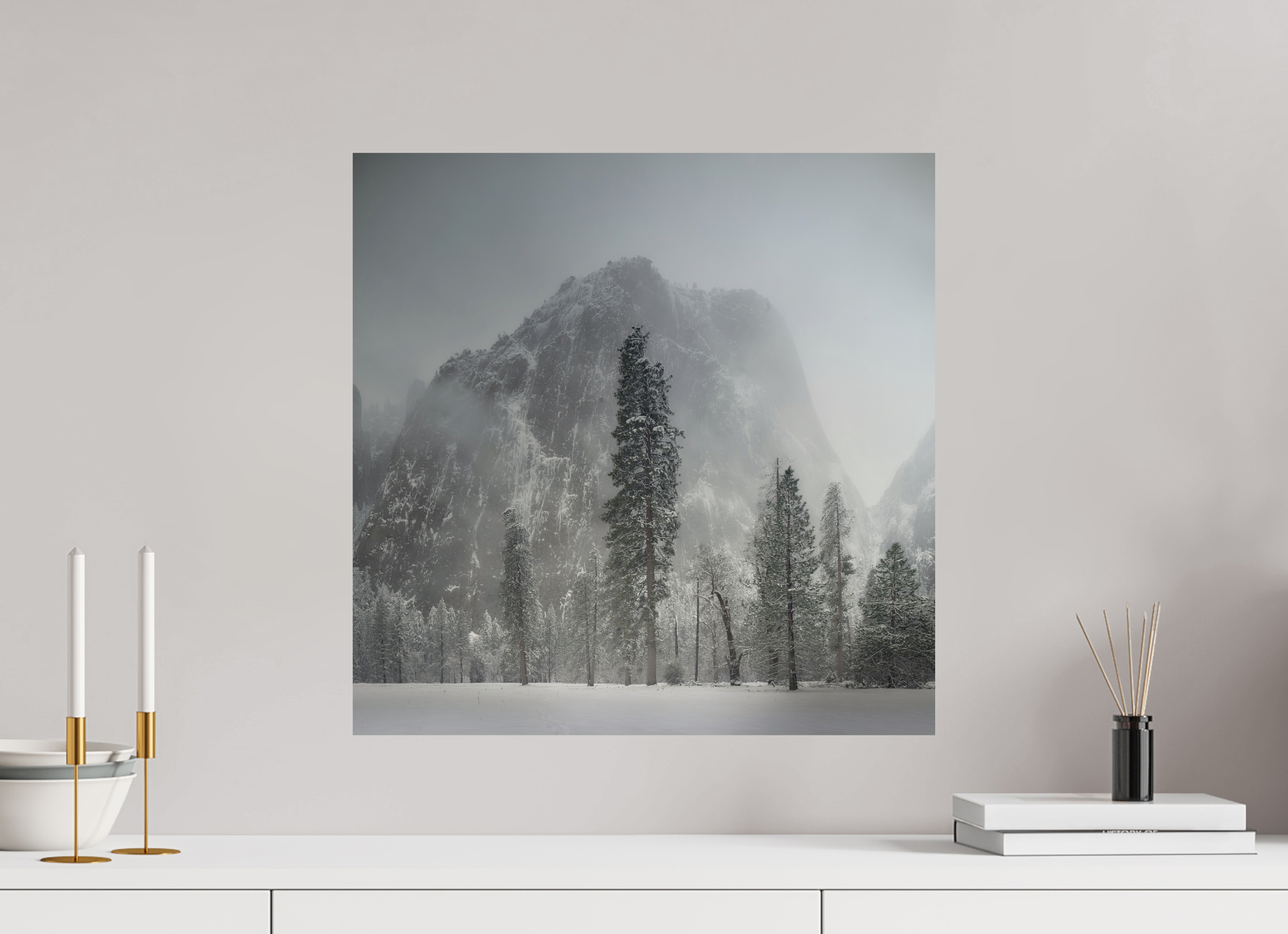 20 x 20″, Giclée Alu-Dibond Winter Is Here