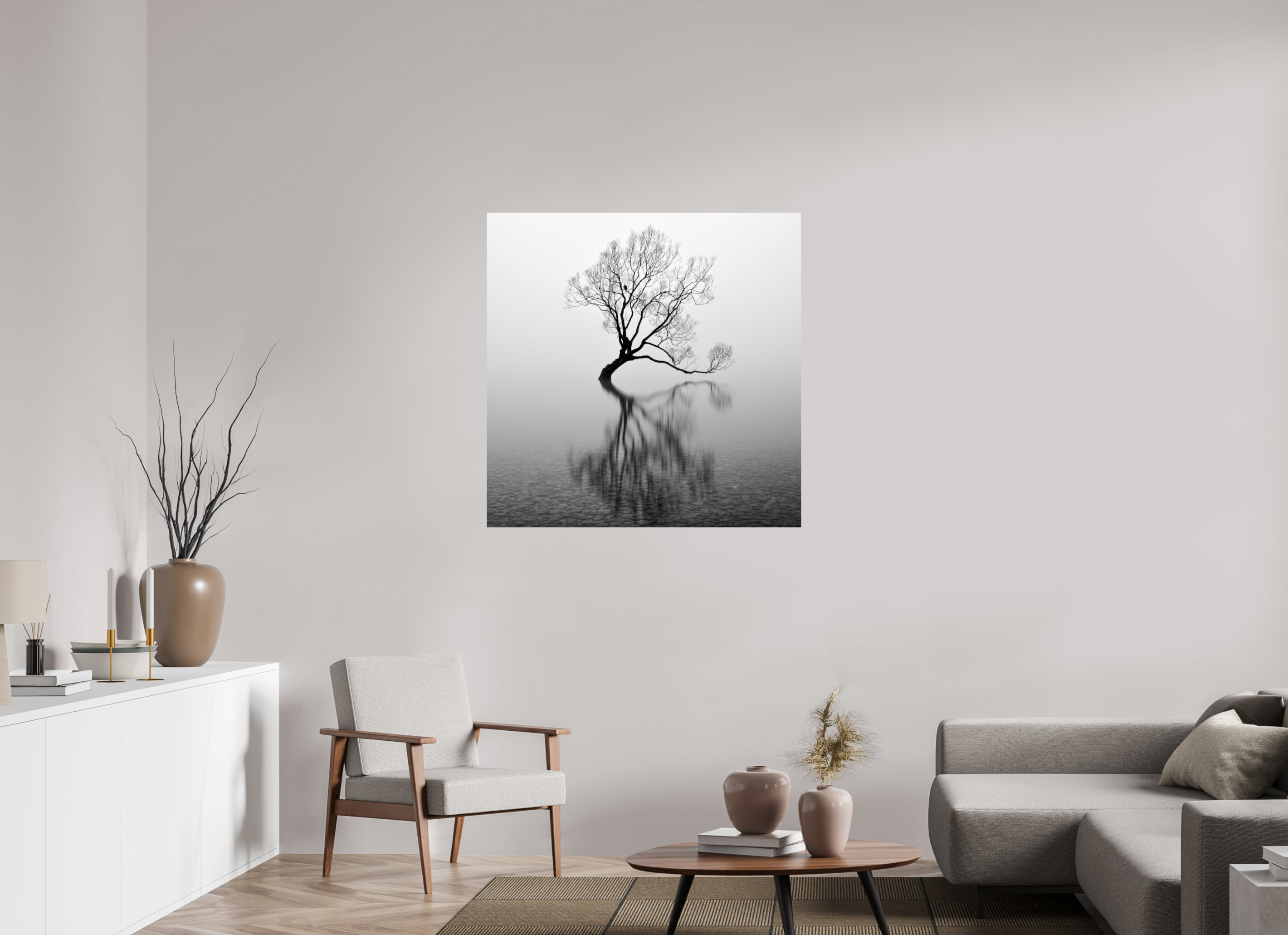 40 x 40″, Giclée Alu-Dibond Wanaka I: Rich Minimalism