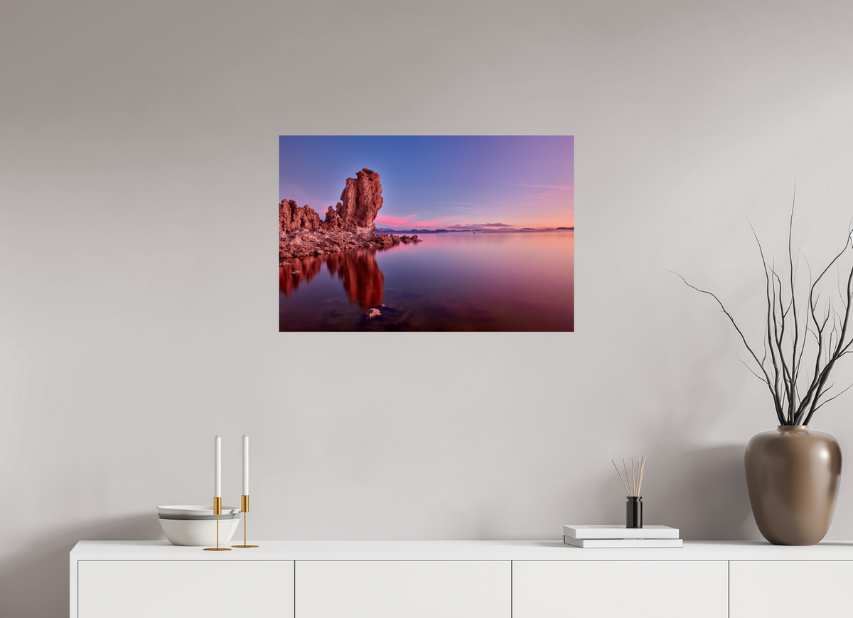 30 x 20″, Giclée Alu-Dibond Mono Lake: Tufa Dawn