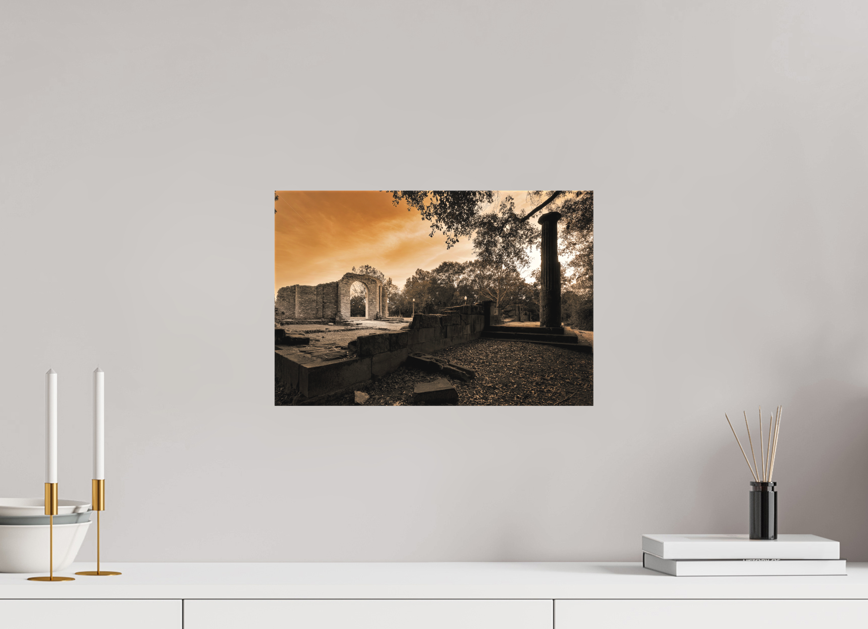 15 x 10″, Fine Art Textile Ruins