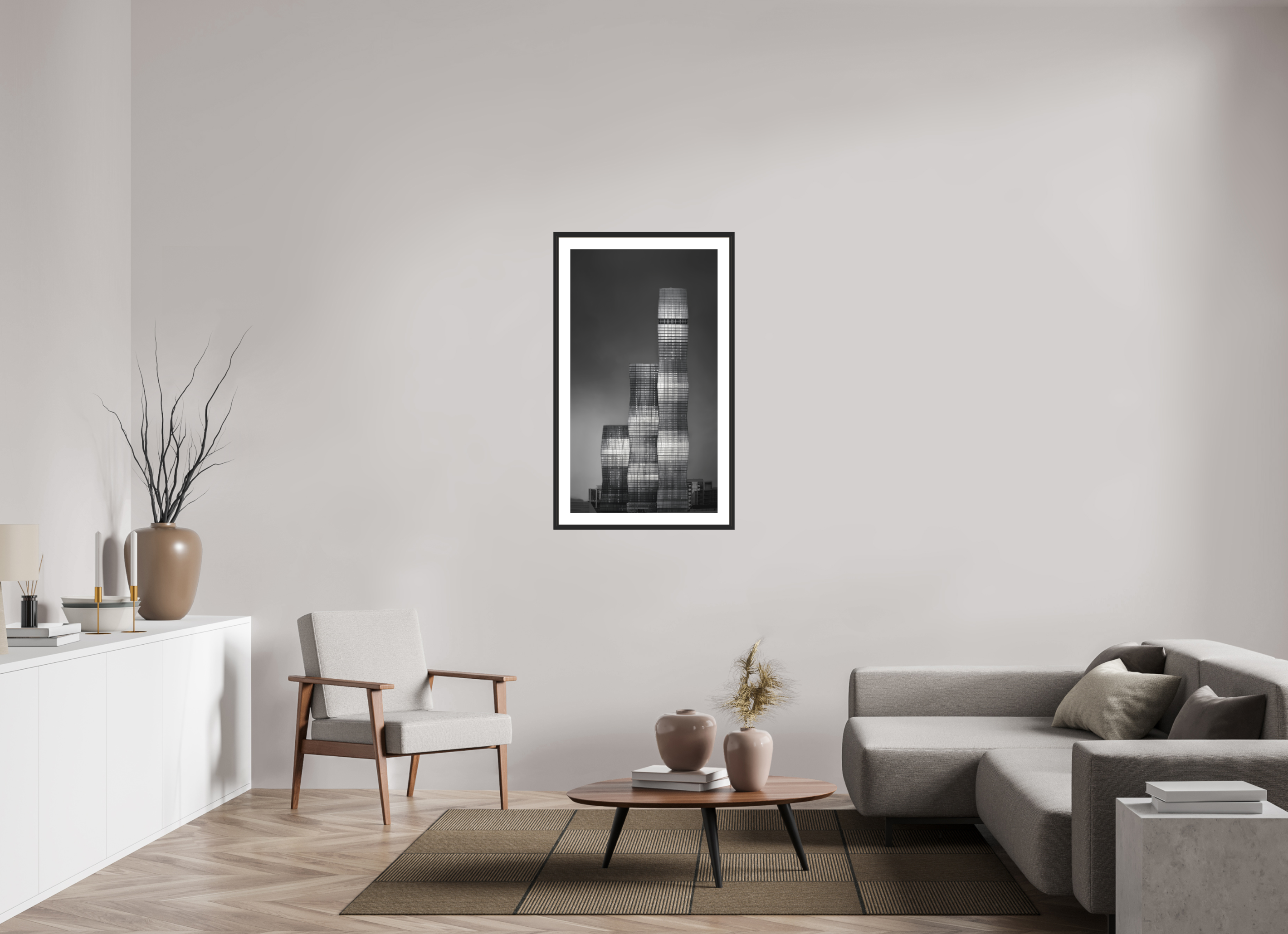 24 x 42.7″, Passe-Partout Black Frame Wanda Vision: A Portrait