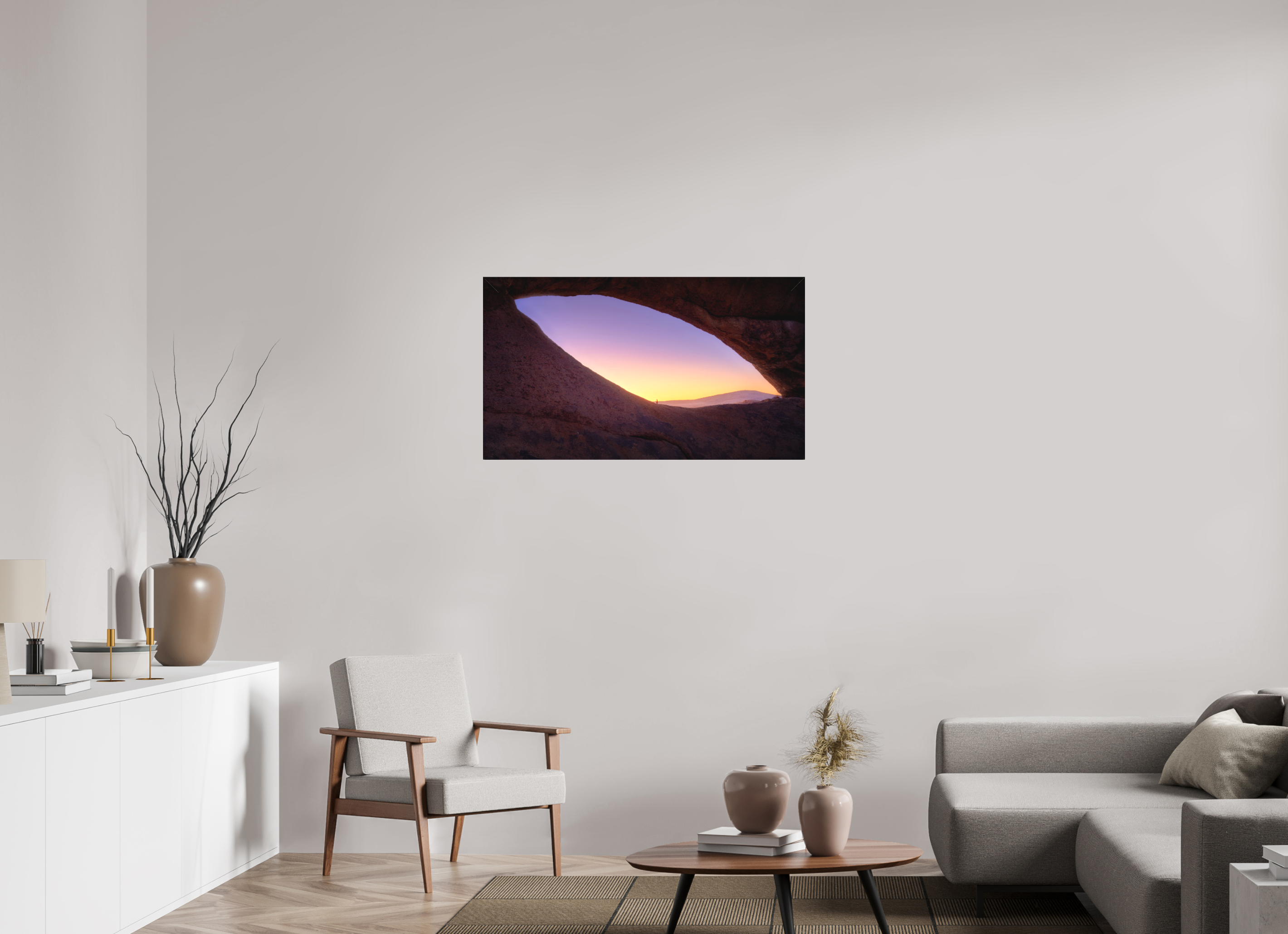 40 x 22.5″, Fine Art Textile Spitzkoppe — The Eye, Namibia