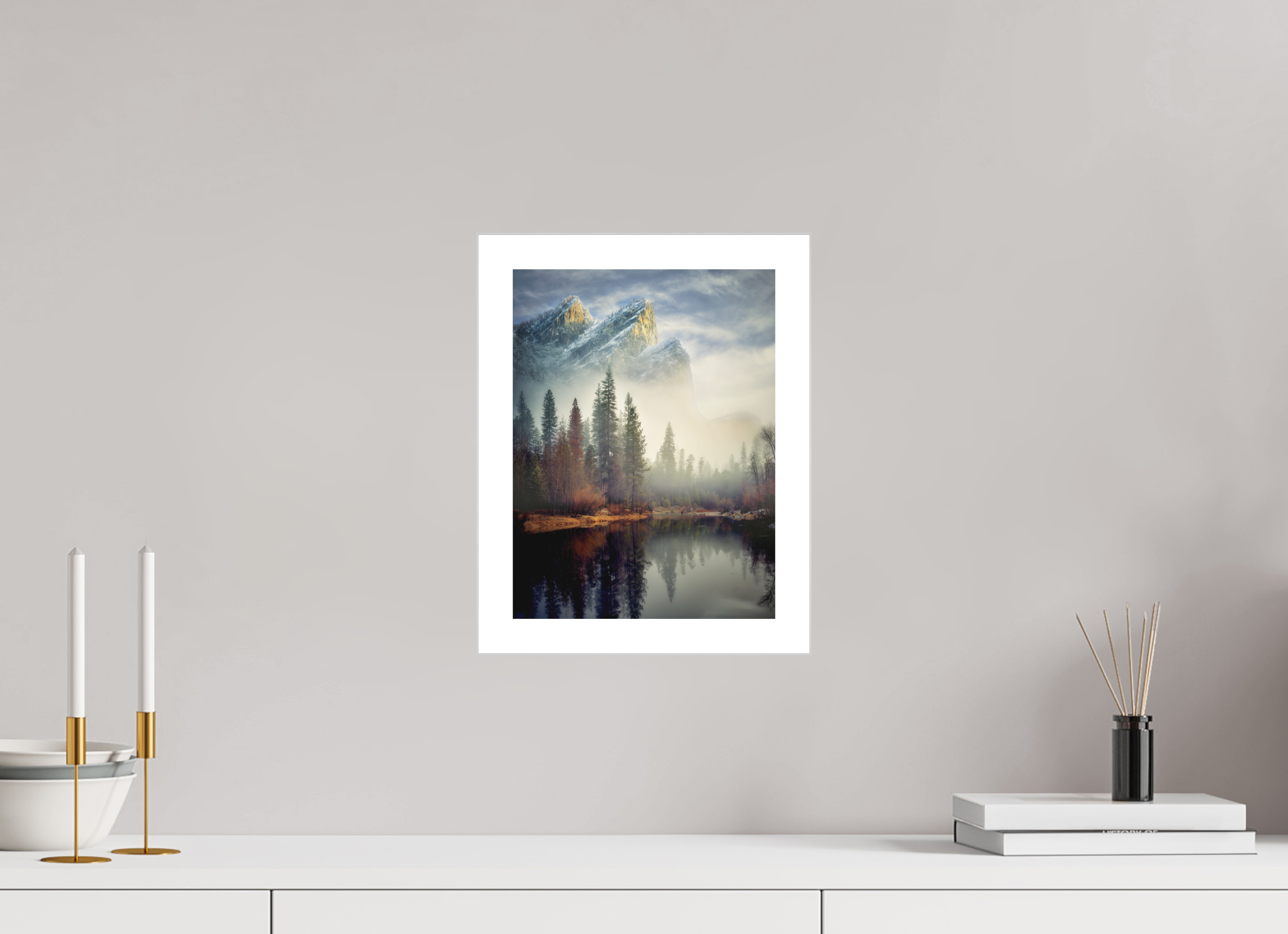 9 x 12″, Fine Art Bonded Acrylic Leviathans I: In the Mist of the Merced