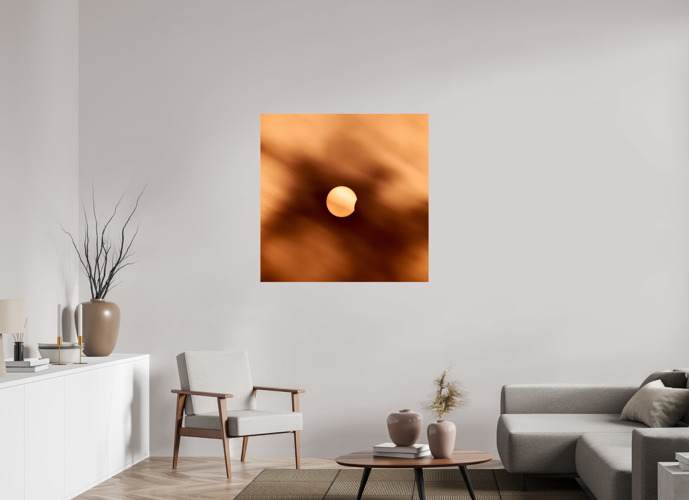 40 x 40″, Giclée Alu-Dibond 2024 Eclipse First Kiss