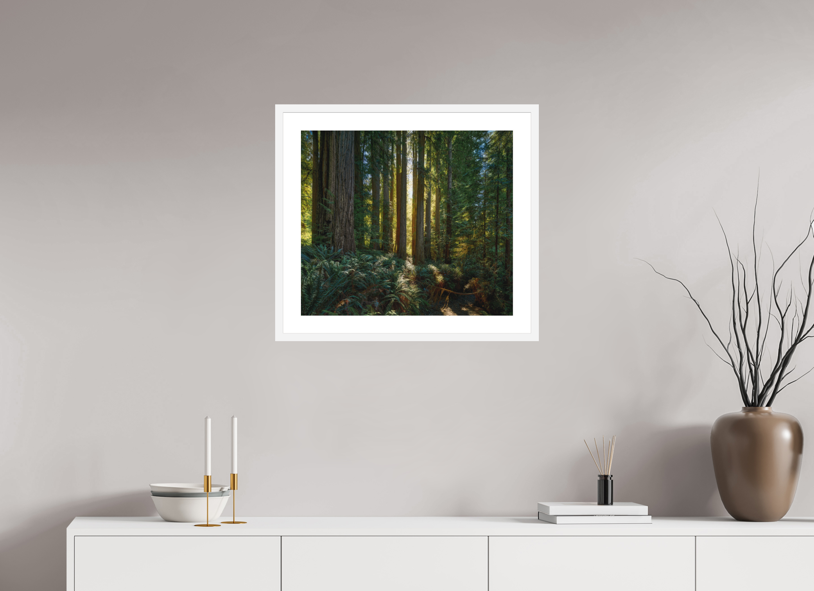 22.9 x 20″, Passe-Partout White Frame Gateway