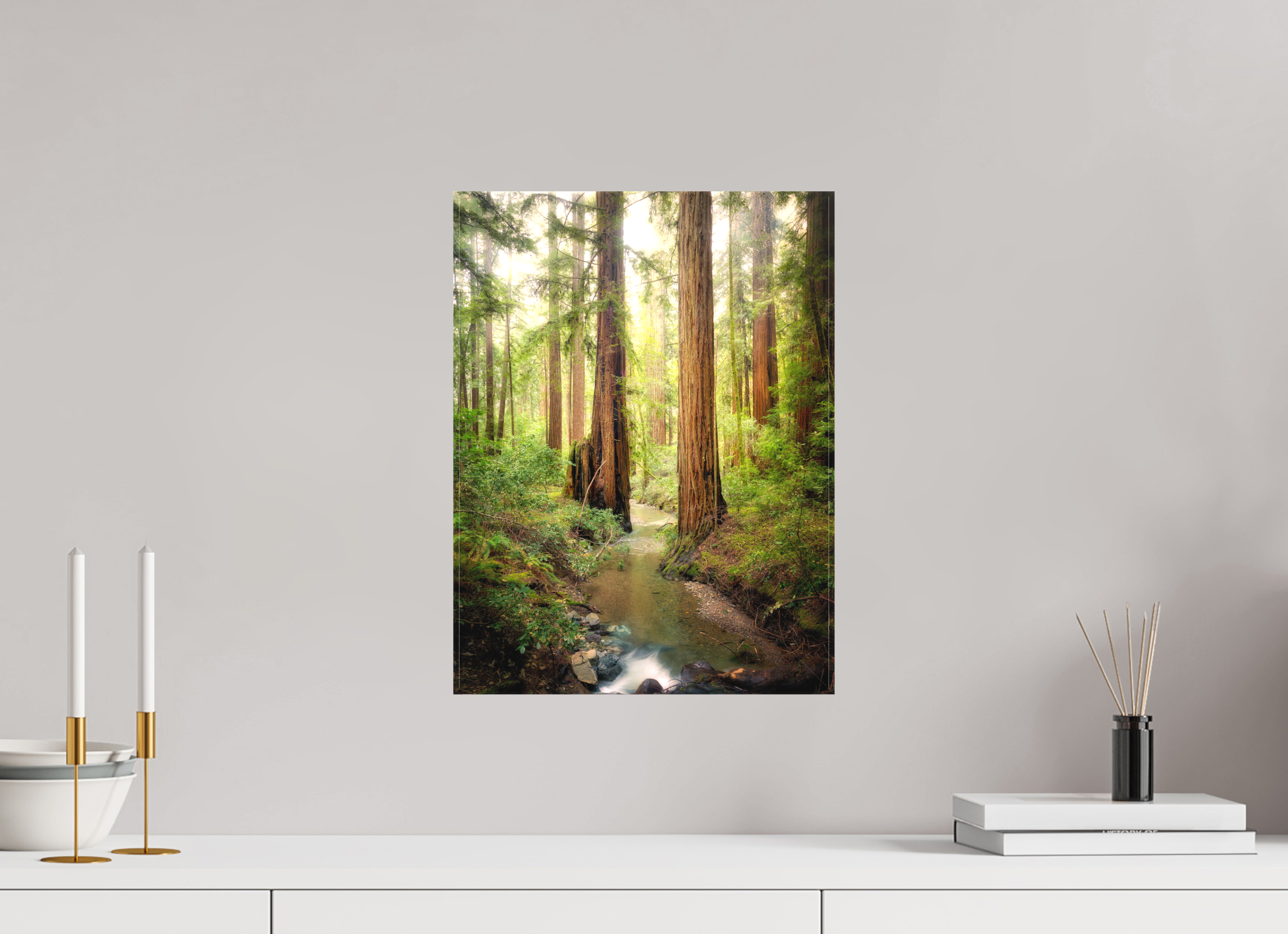 12 x 16″, Fine Art Textile Armstrong Woods III: Columnas