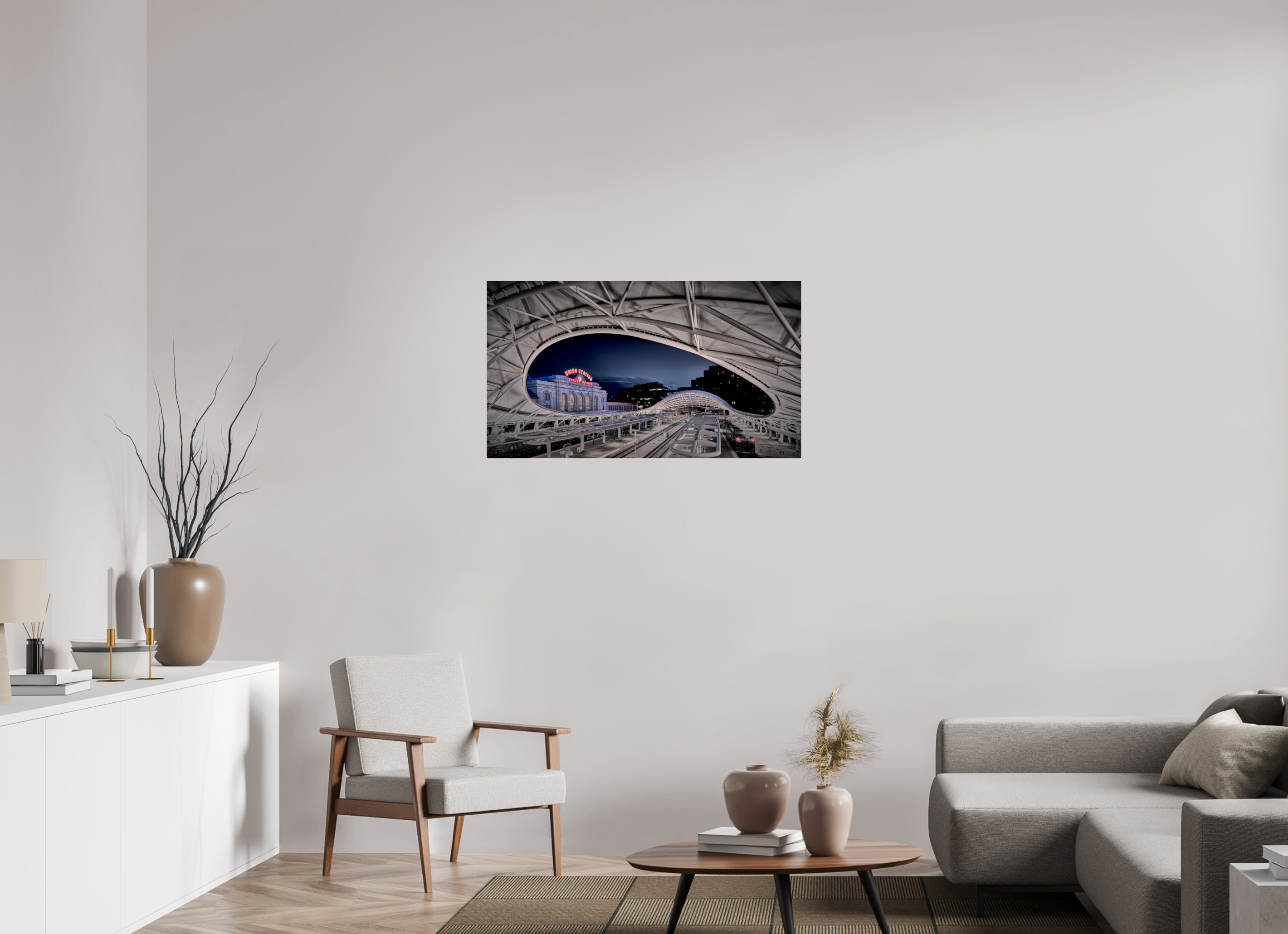 40 x 22.5″, Giclée Alu-Dibond Denver's Union Station