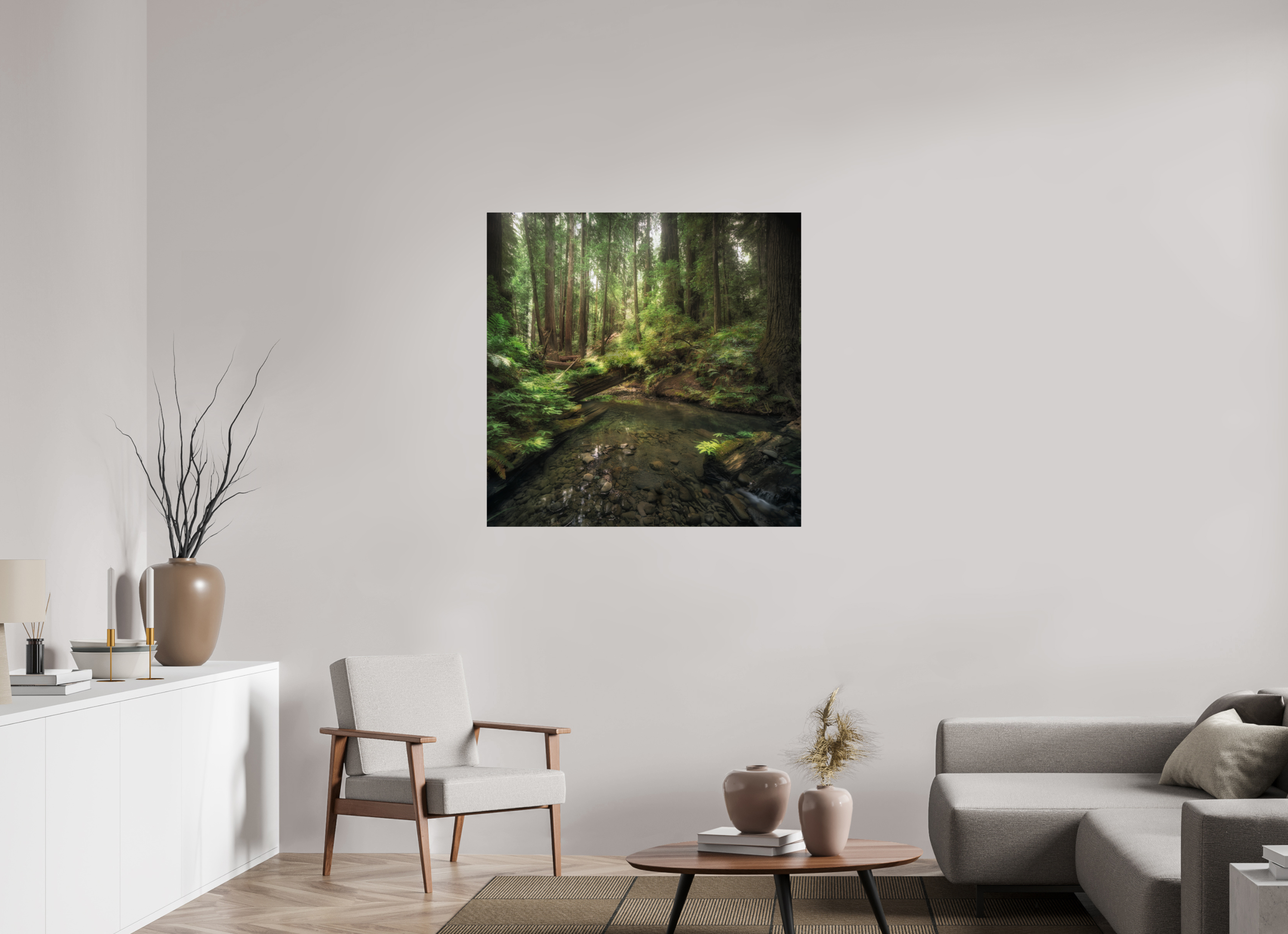 40 x 40″, Giclée Alu-Dibond Decker Creek