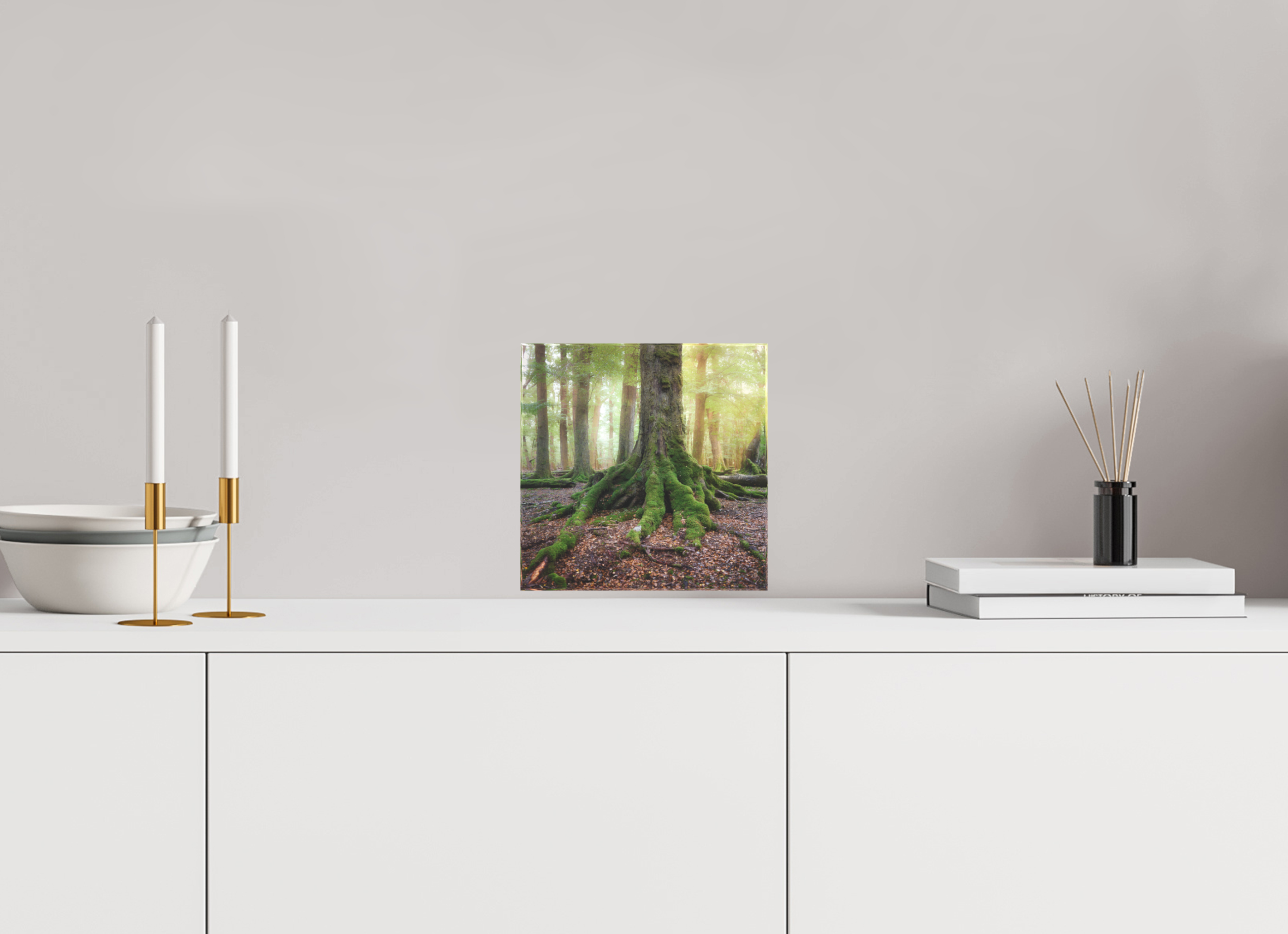 8 x 8″, Acrylic Block Gift Set The Hobbit's Foot
