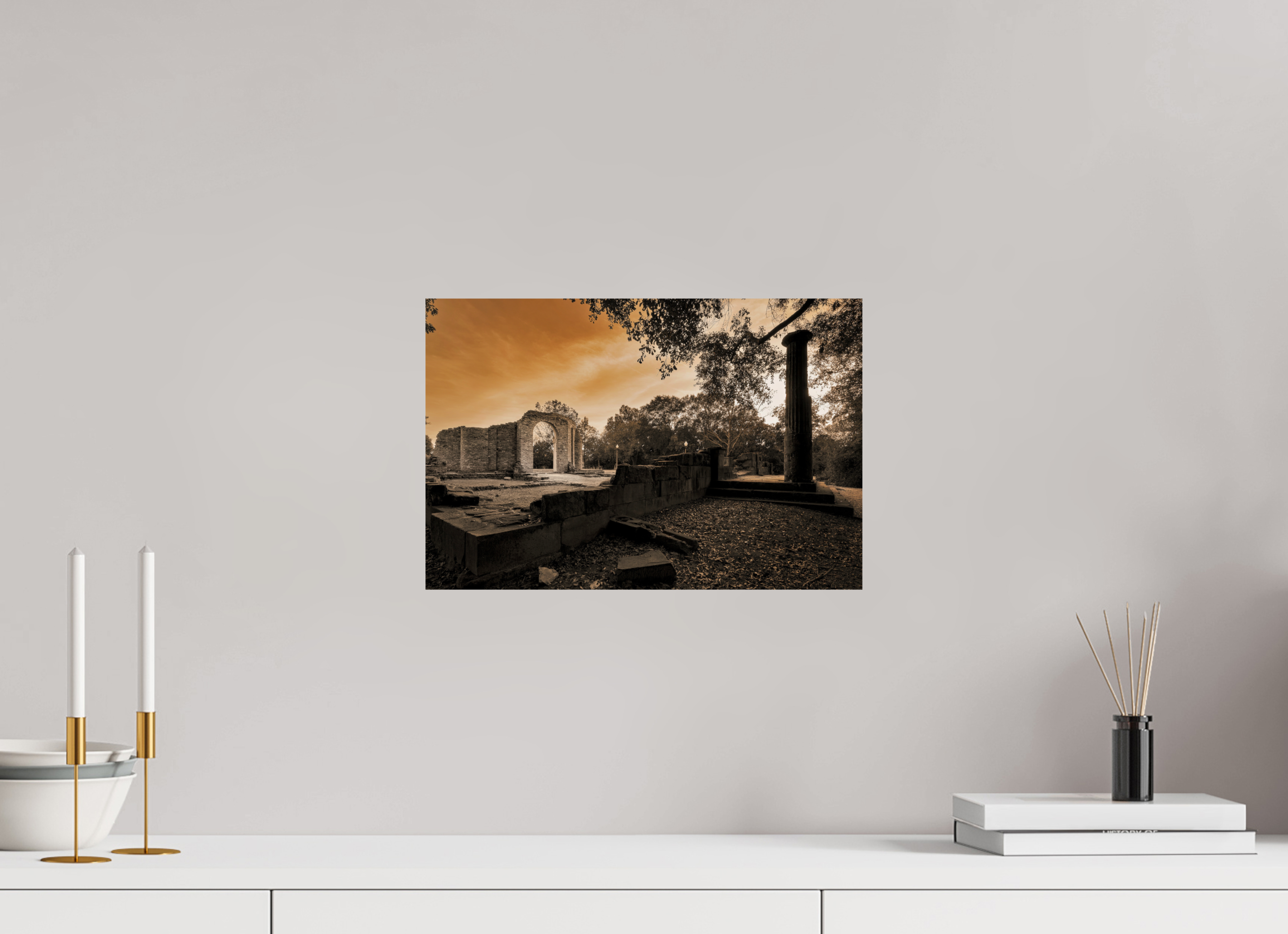 15 x 10″, Giclée Alu-Dibond Ruins