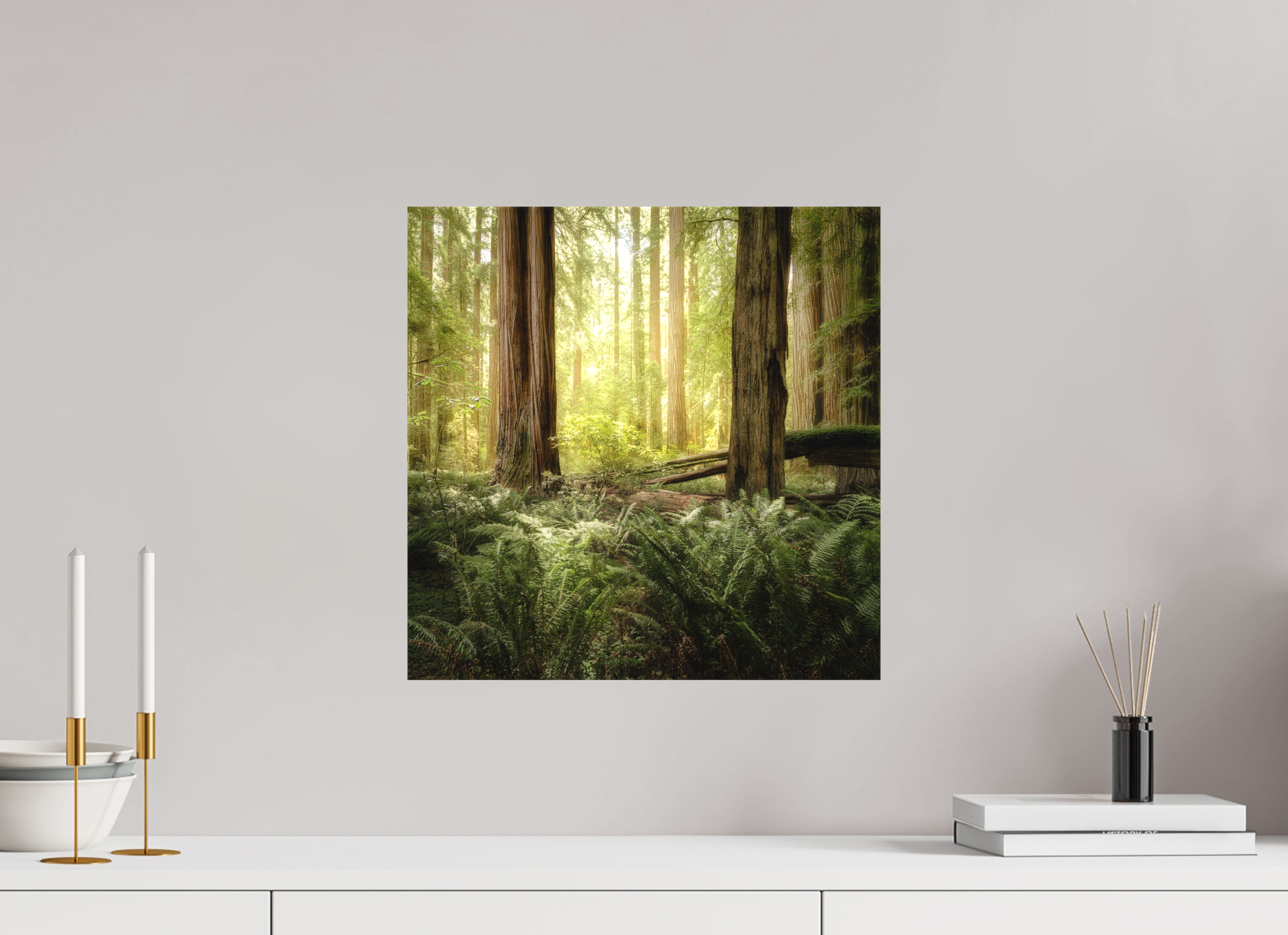 15 x 15″, Fine Art Textile Lux Armarium: Stout Grove