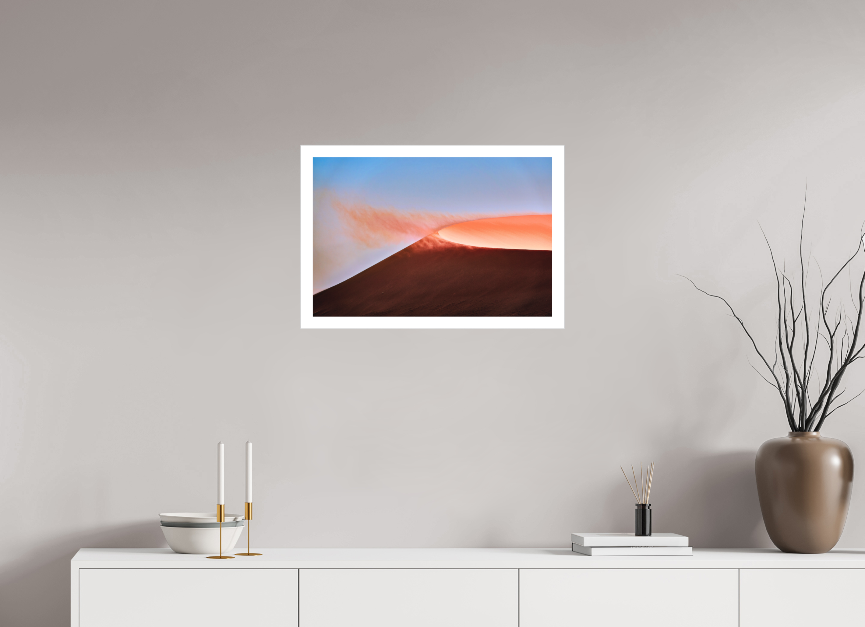24 x 16″, Fine Art Bonded Acrylic Deadvlei San Dune Crater Rim