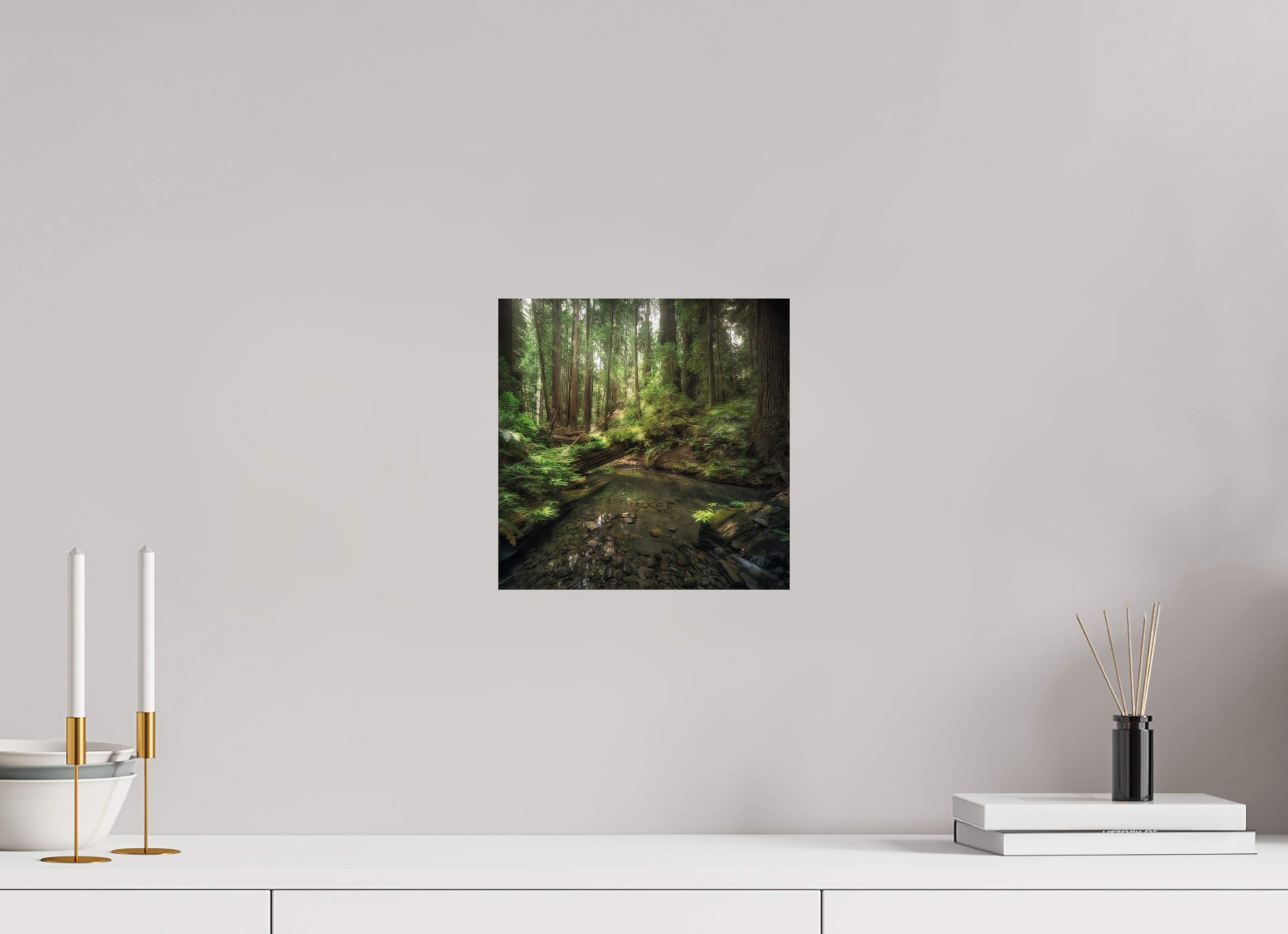 10 x 10″, Giclée Alu-Dibond Decker Creek
