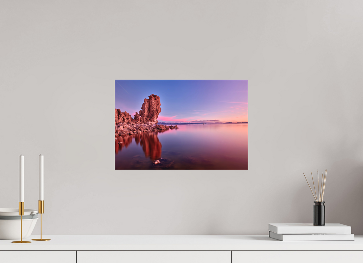 15 x 10″, Fine Art Textile Mono Lake: Tufa Dawn